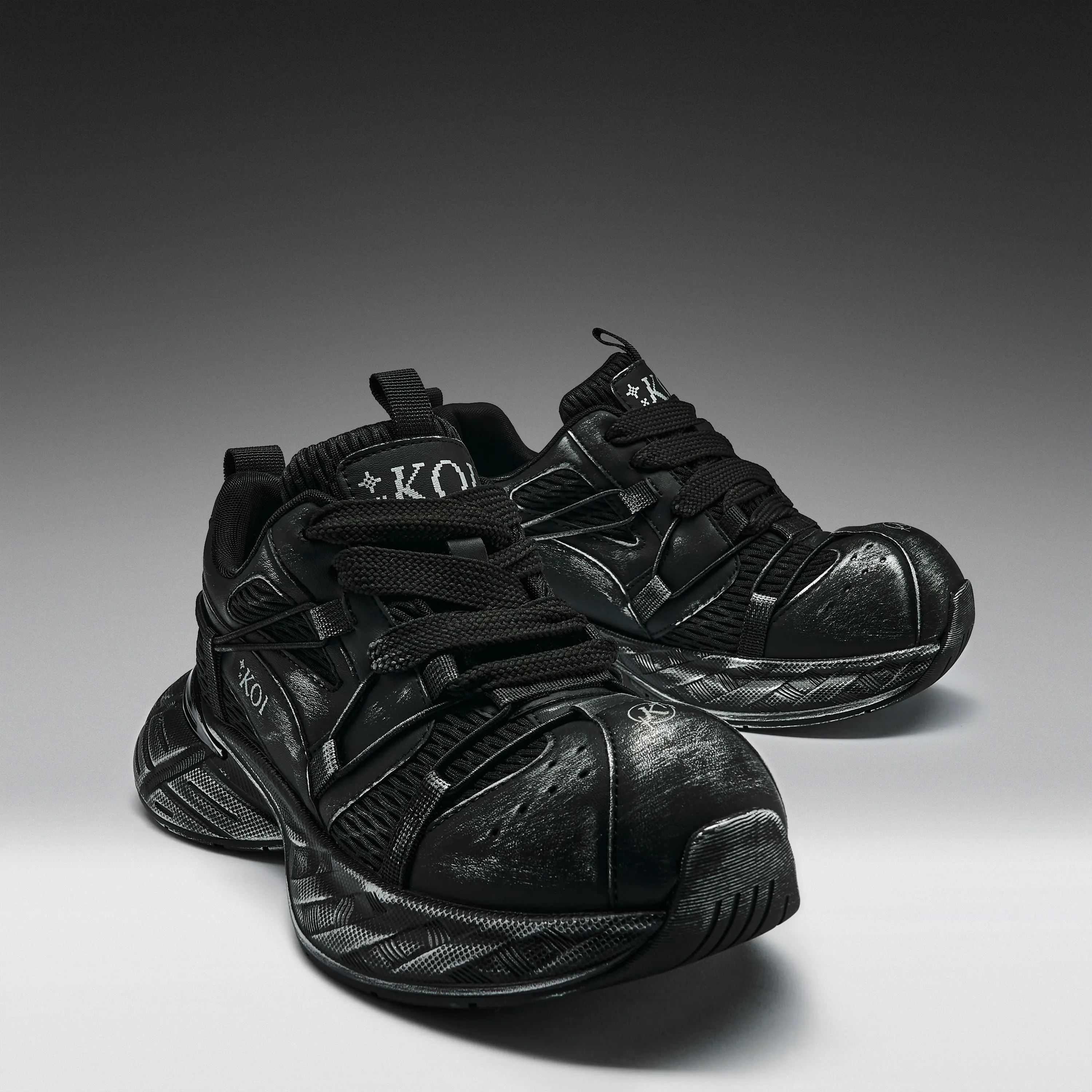 Vortex Mega Chunky Trainers - Slate sold by Koi Footwear