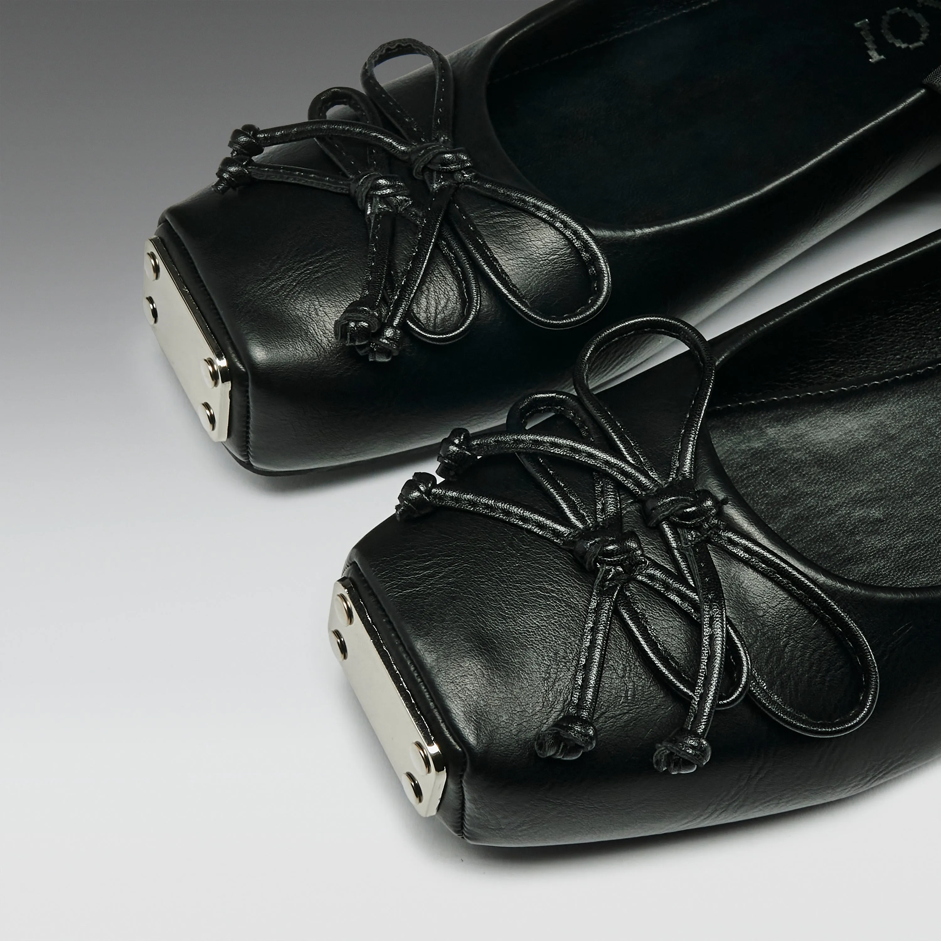 Blithe Metal Toe Ballet Flats- Black sold by Koi Footwear product image thumbnail 5