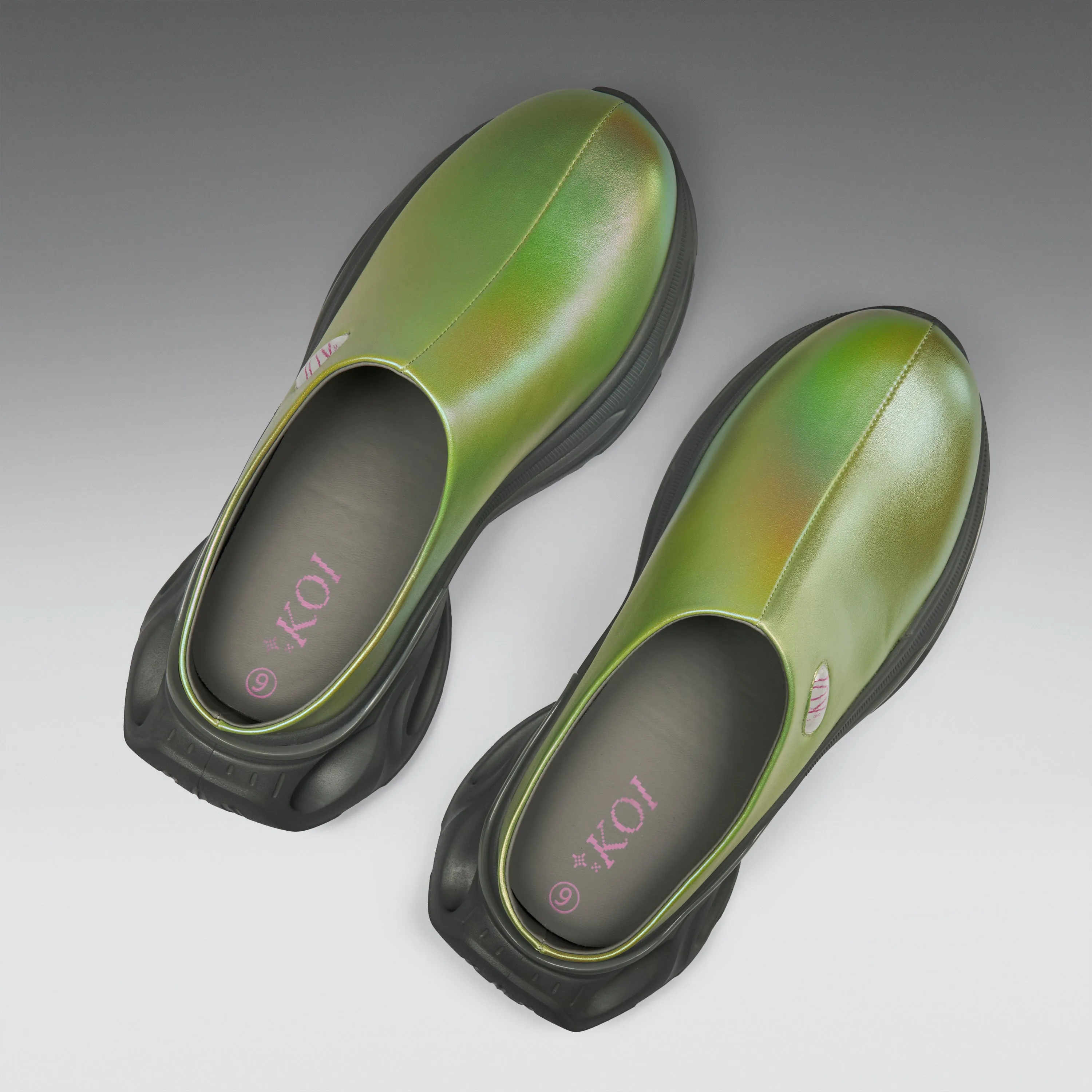 Lime Waves Chunky Slip On Shoes sold by Koi Footwear product image thumbnail 5