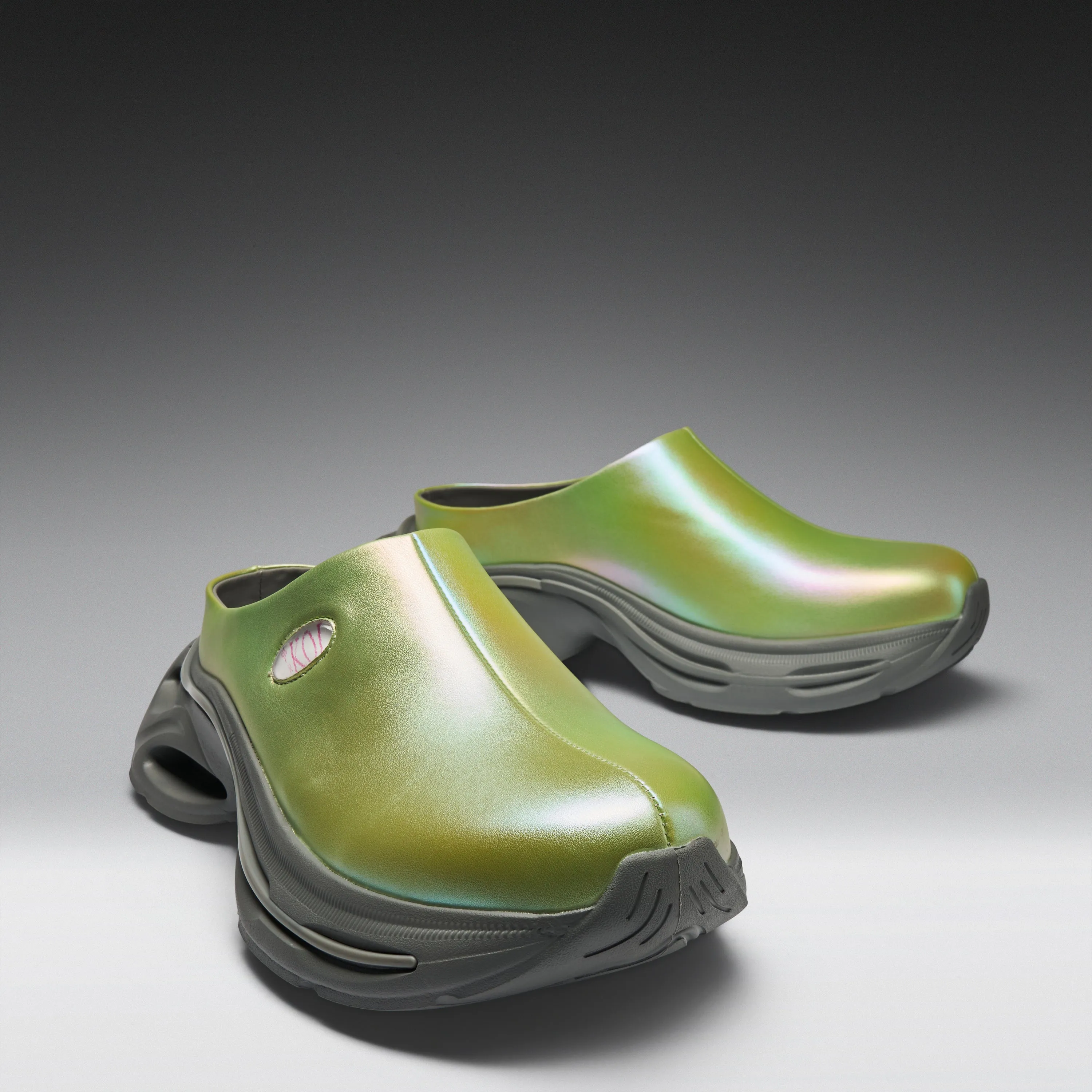 Lime Waves Chunky Slip On Shoes sold by Koi Footwear