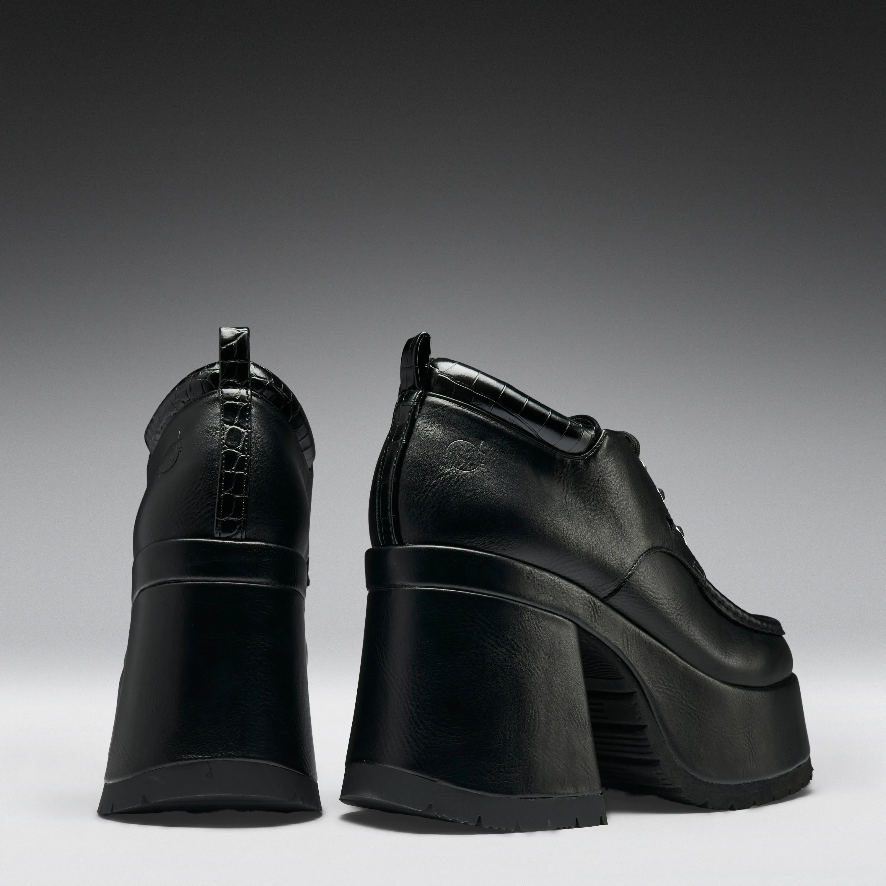 Kinetic Chunky Heeled Shoes-Black sold by Koi Footwear product image thumbnail 5