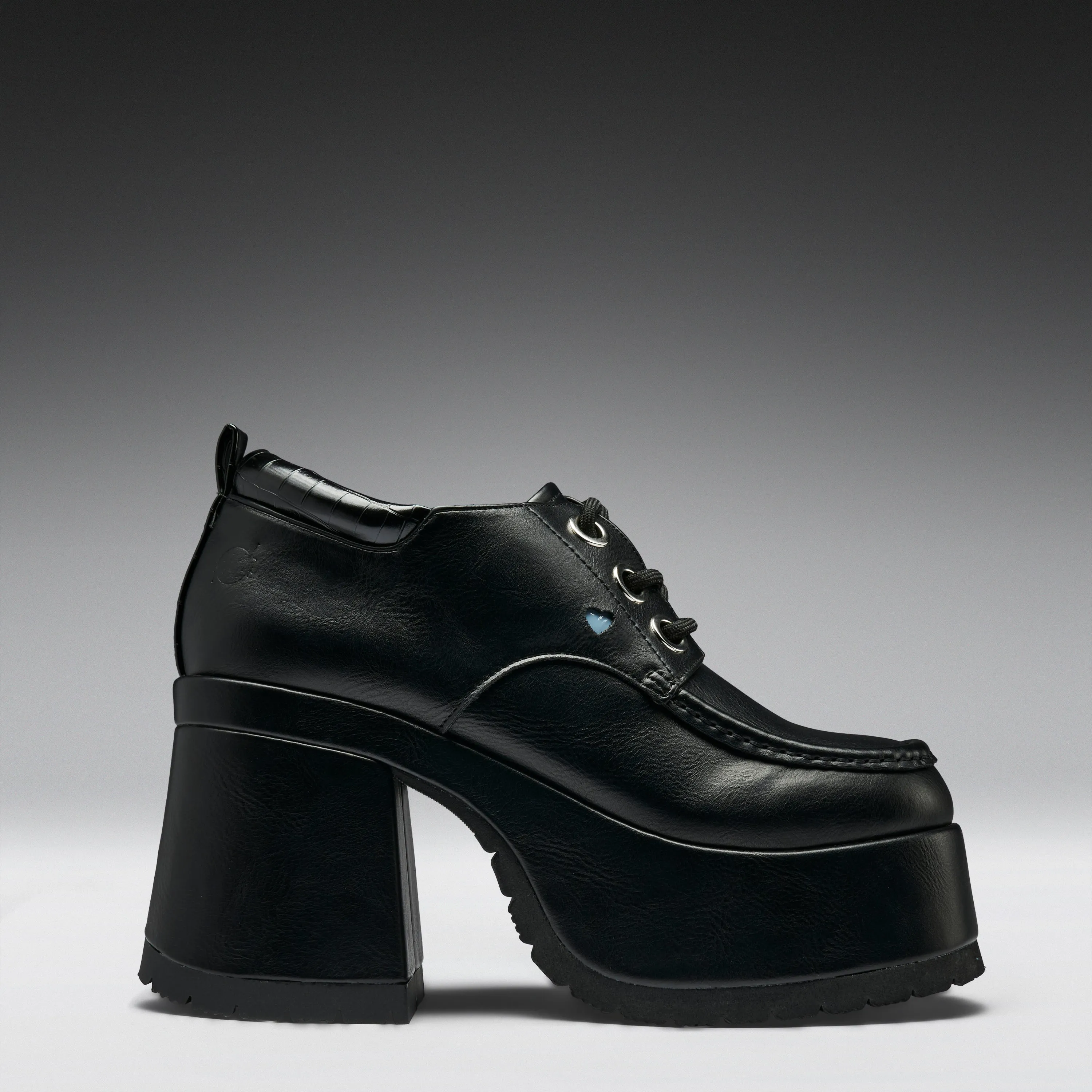Kinetic Chunky Heeled Shoes-Black sold by Koi Footwear product image thumbnail 2