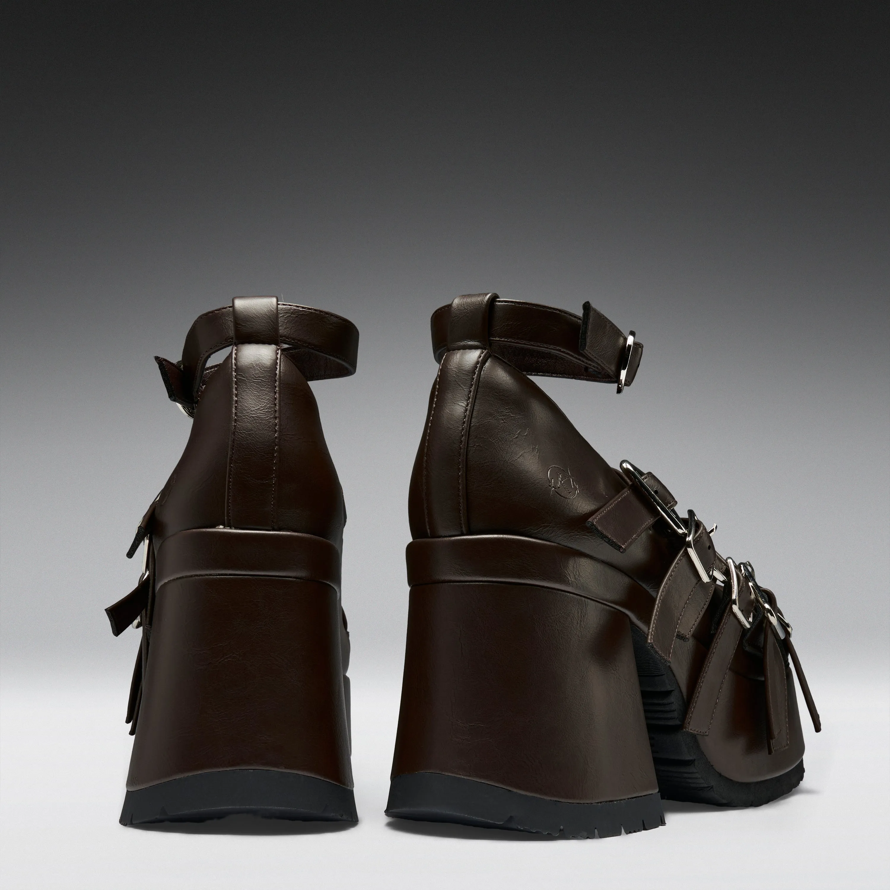 Avalon Strappy Heeled Shoes- Acorn sold by Koi Footwear product image thumbnail 5