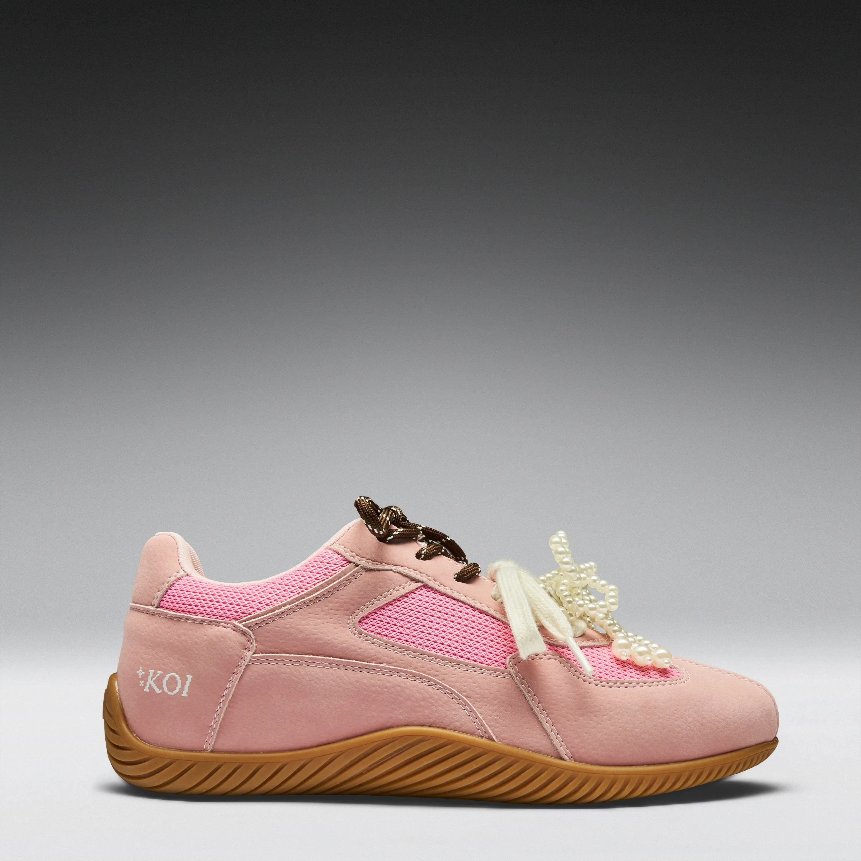 Wanderlust Flat Pearl Trainers - Dusty Pink sold by Koi Footwear product image thumbnail 2