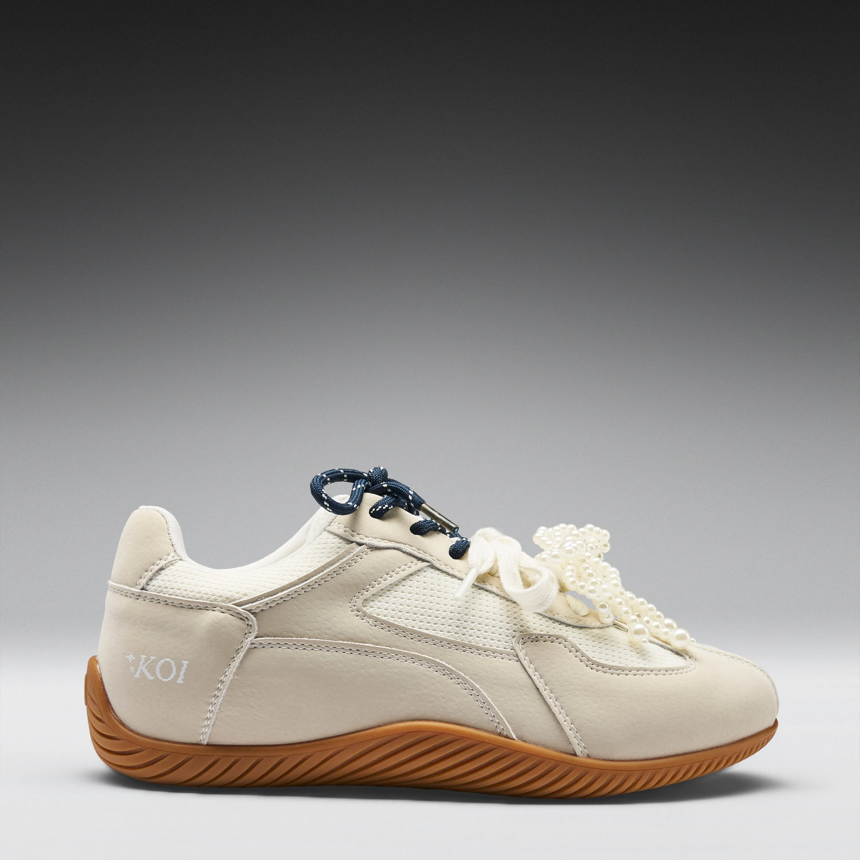 Wanderlust Flat Pearl Trainers - Ivory sold by Koi Footwear product image thumbnail 2