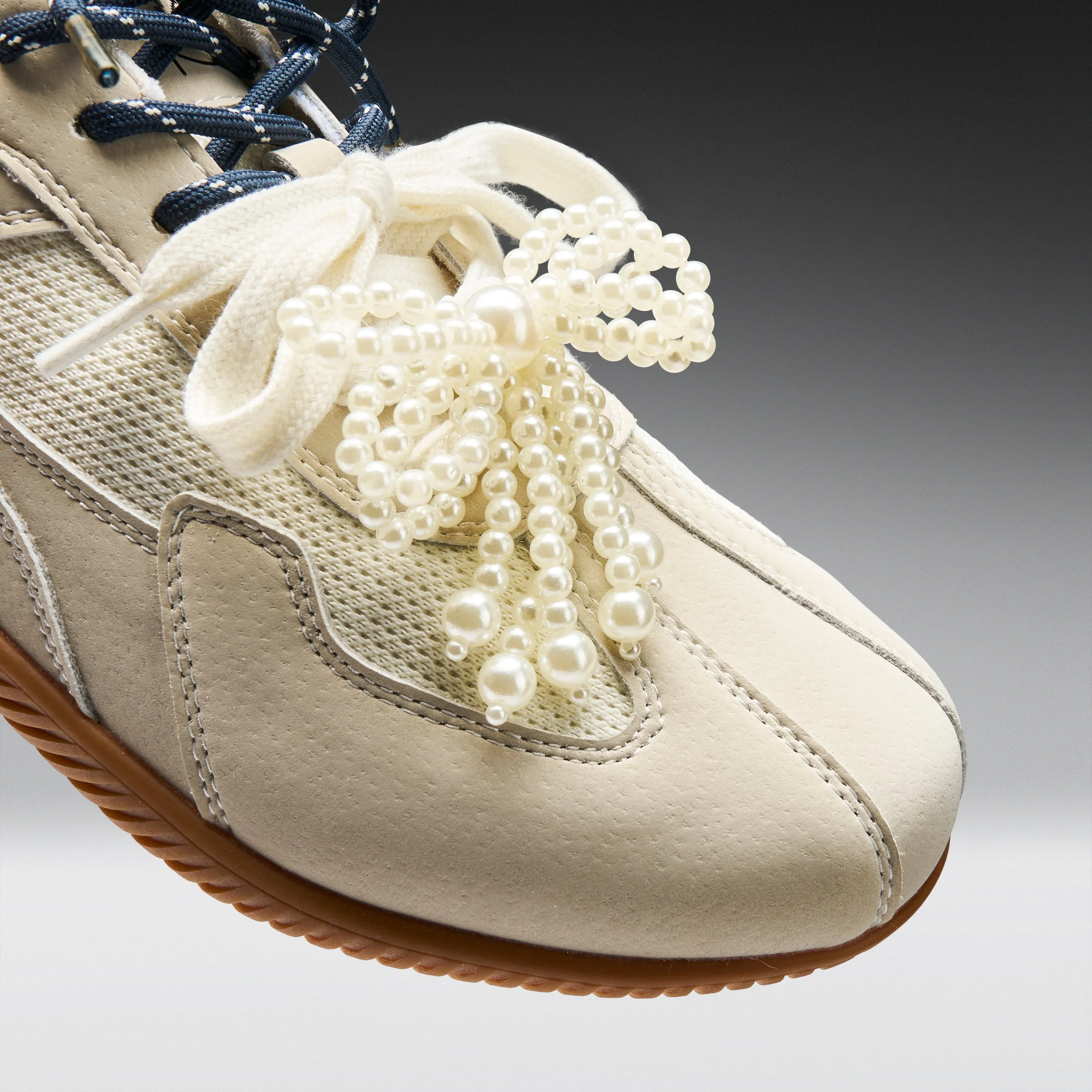 Wanderlust Flat Pearl Trainers - Ivory sold by Koi Footwear product image thumbnail 3