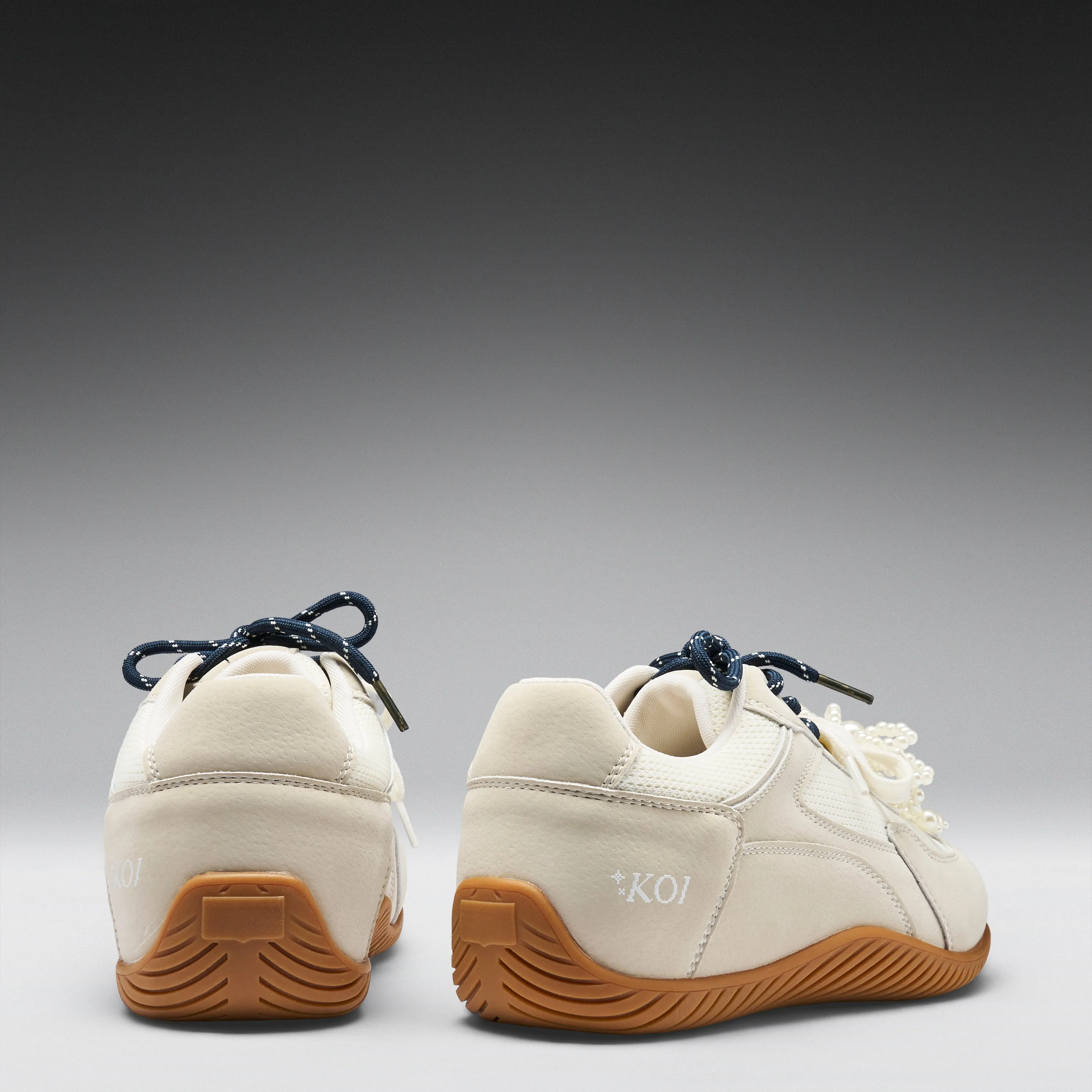 Wanderlust Flat Pearl Trainers - Ivory sold by Koi Footwear product image thumbnail 4