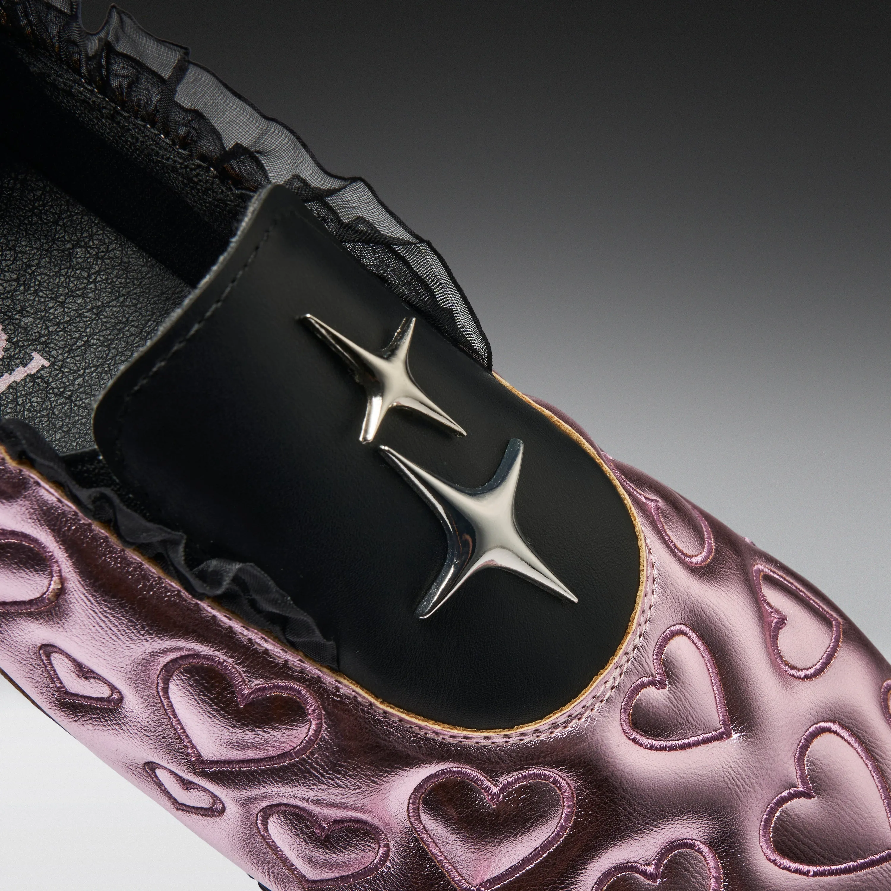 Heartbreaker Sporty Slip On Shoes- Pink sold by Koi Footwear product image thumbnail 3
