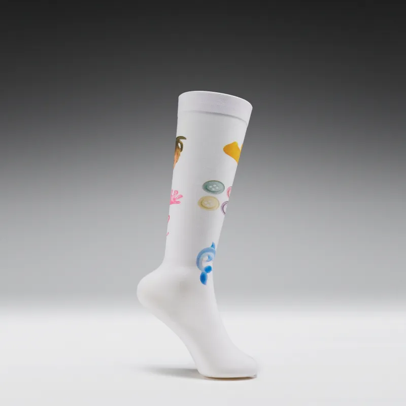 Nostalgia Printed Socks made by Koi Footwear