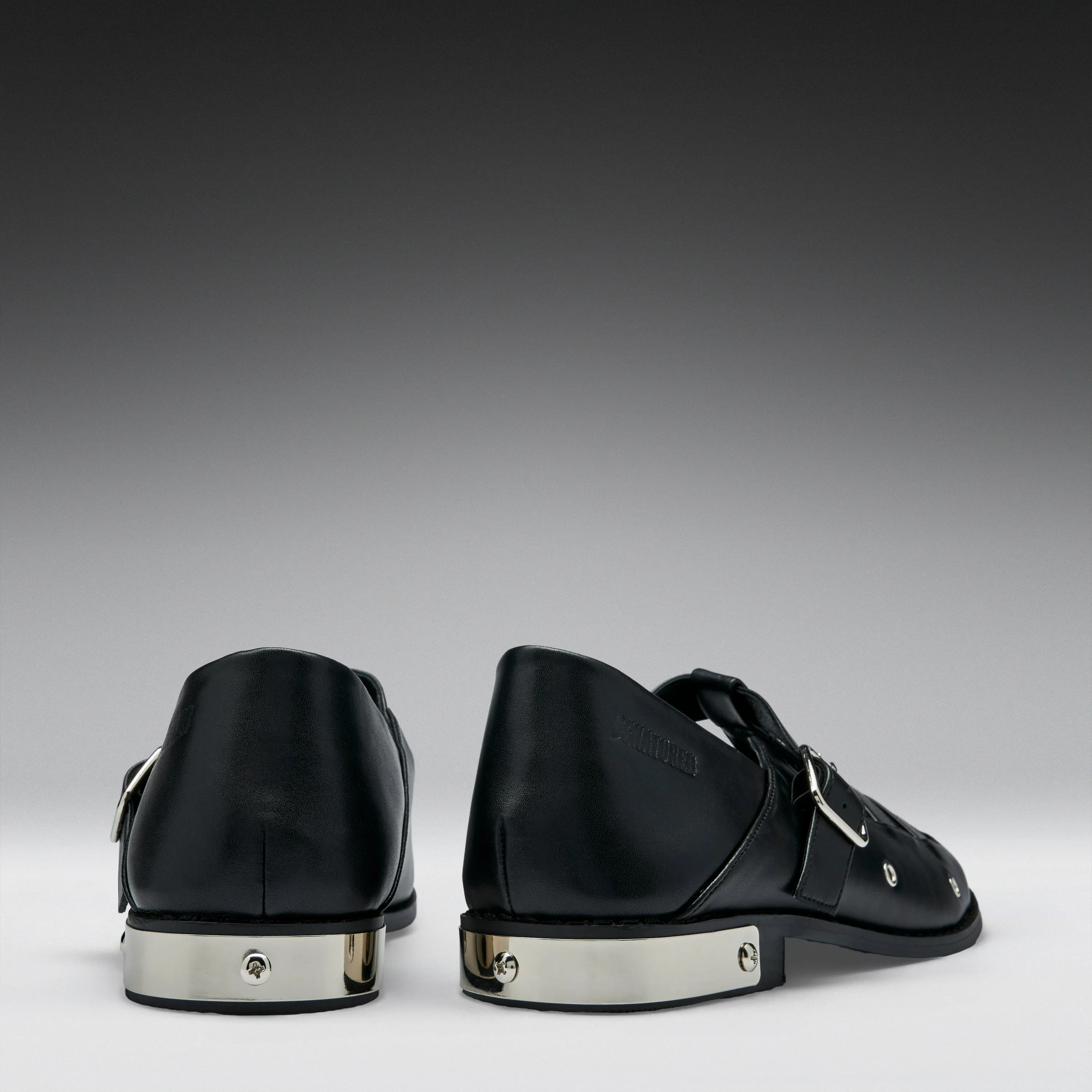 Forlorn Men's Spiked Mary Janes - Black sold by Koi Footwear product image thumbnail 4
