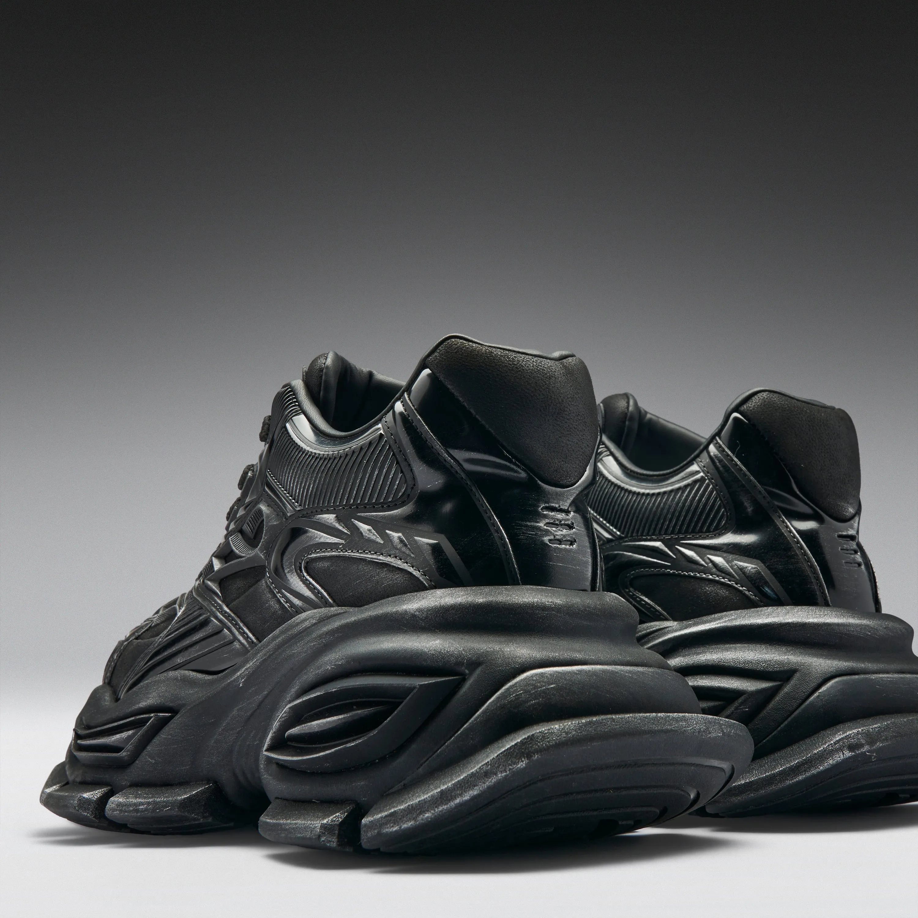 Orbit Men's Chunky Trainers - Black sold by Koi Footwear product image thumbnail 3