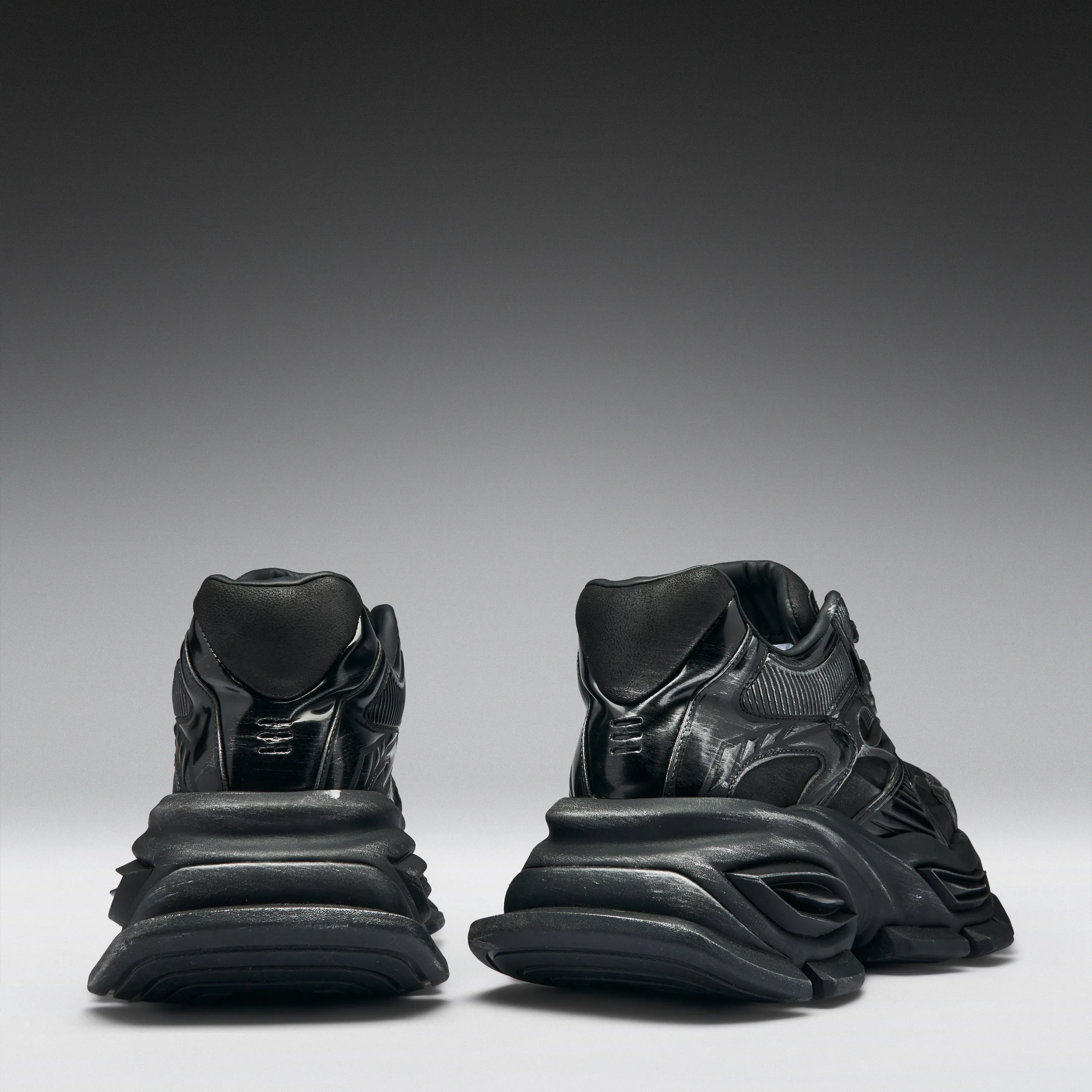 Orbit Men's Chunky Trainers - Black sold by Koi Footwear product image thumbnail 4