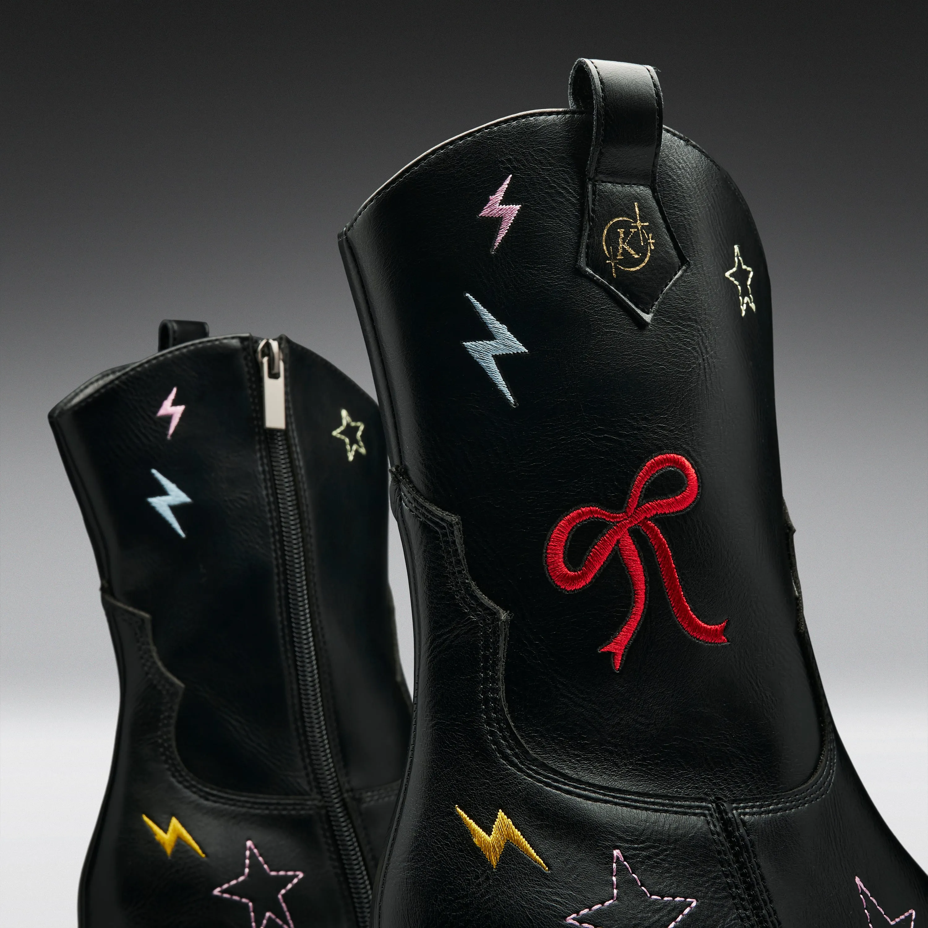 Lassitude Chunky Cowboy Boots sold by Koi Footwear product image thumbnail 4
