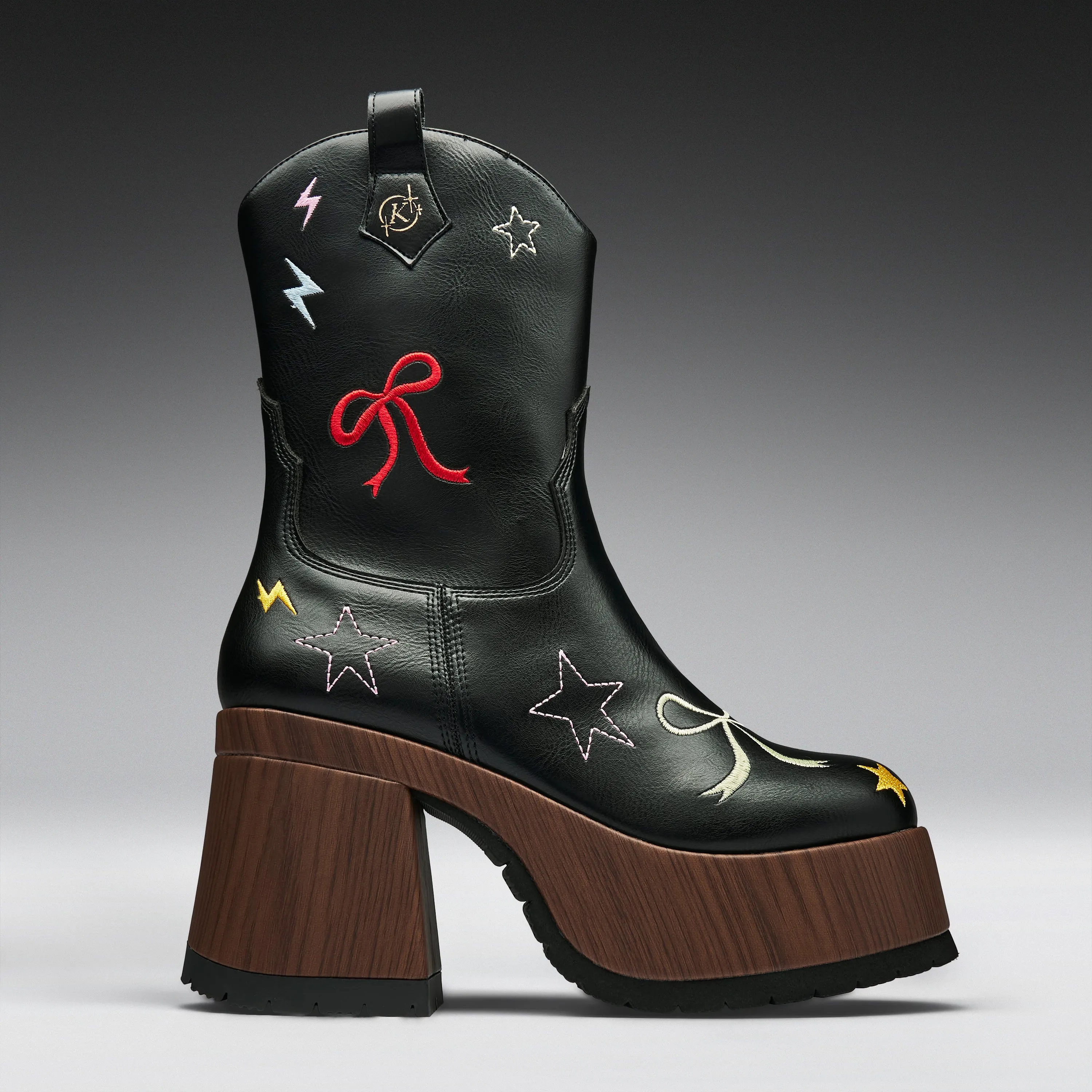 Lassitude Chunky Cowboy Boots sold by Koi Footwear