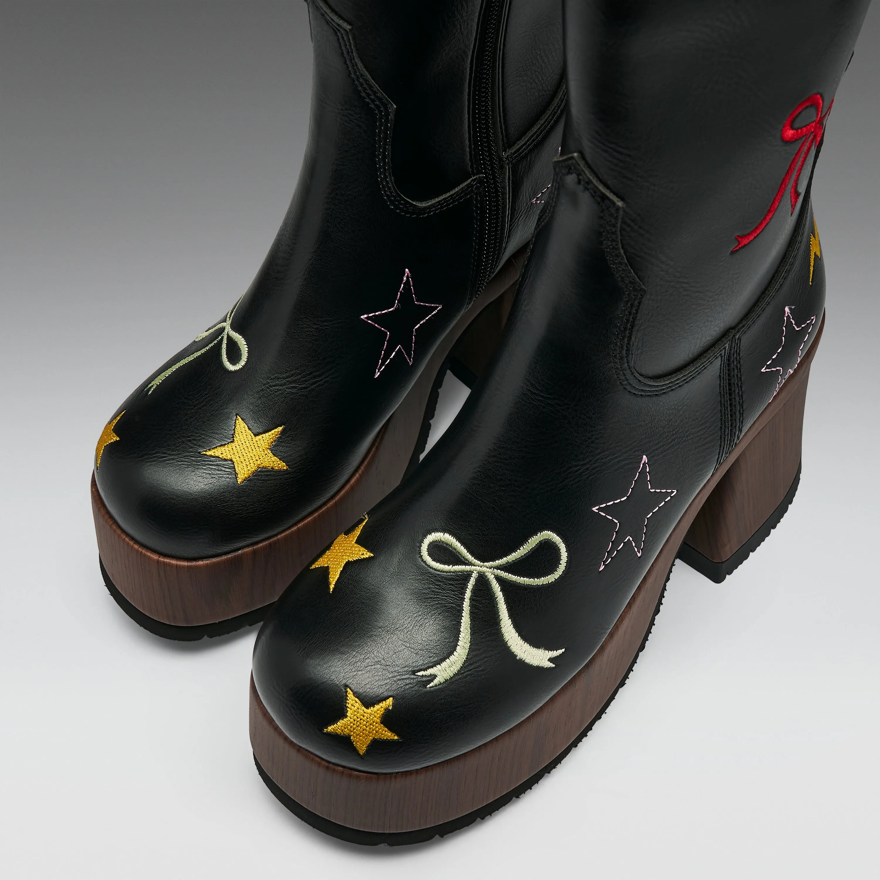 Lassitude Chunky Cowboy Boots sold by Koi Footwear product image thumbnail 5