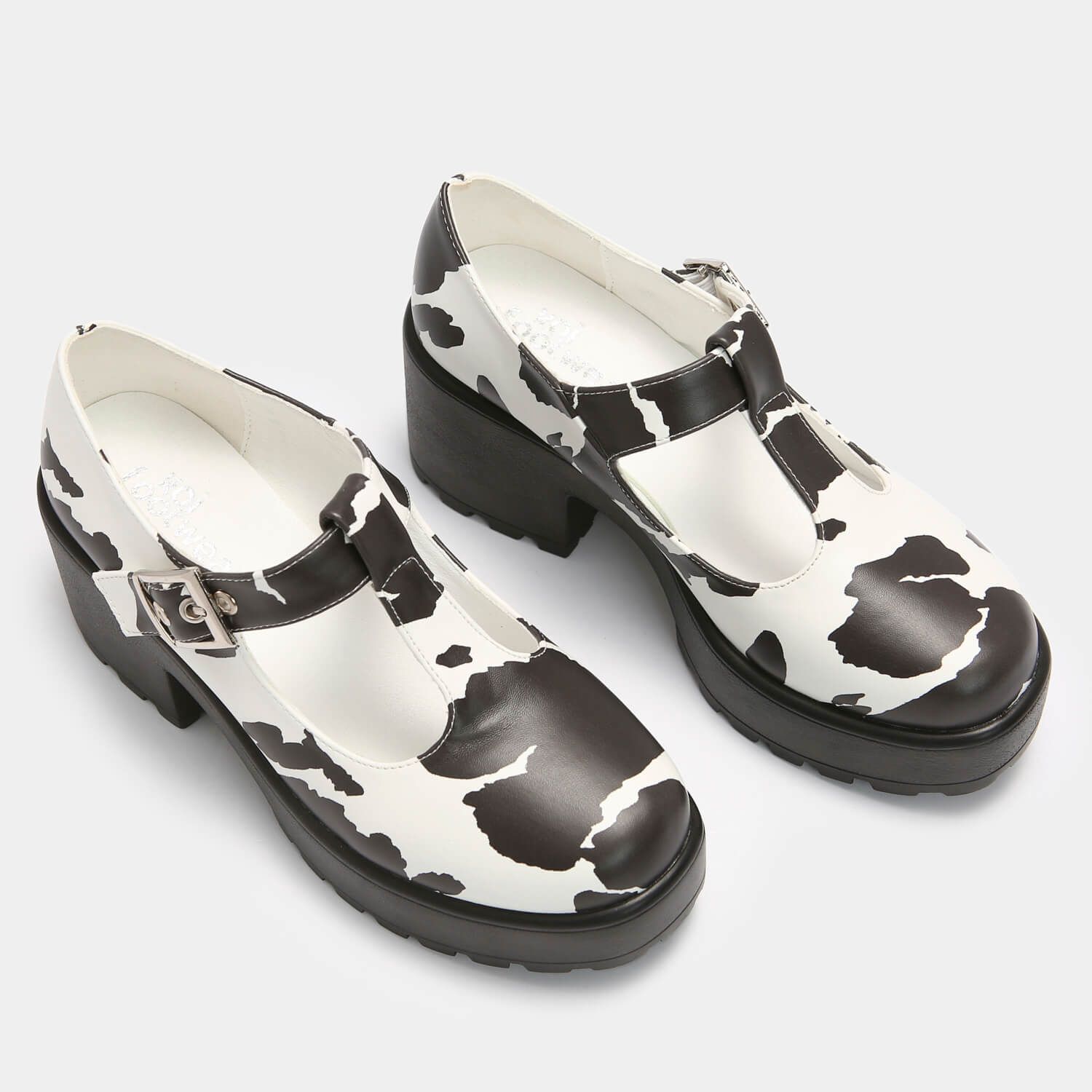 Sai Cow Print Mary Jane Shoes 'Nettie Edition' sold by Koi Footwear product image thumbnail 4