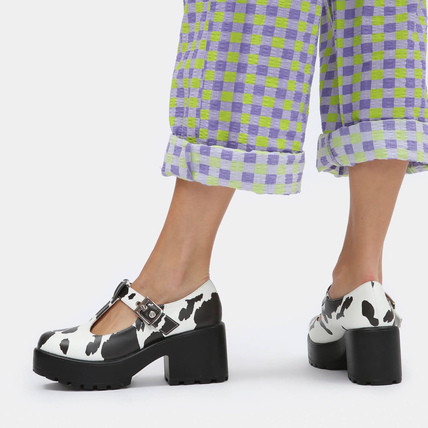 Sai Cow Print Mary Jane Shoes 'Nettie Edition' sold by Koi Footwear product image thumbnail 5