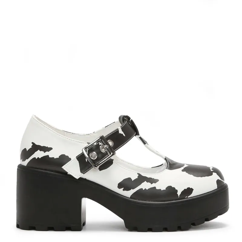 Sai Cow Print Mary Jane Shoes 'Nettie Edition' sold by Koi Footwear