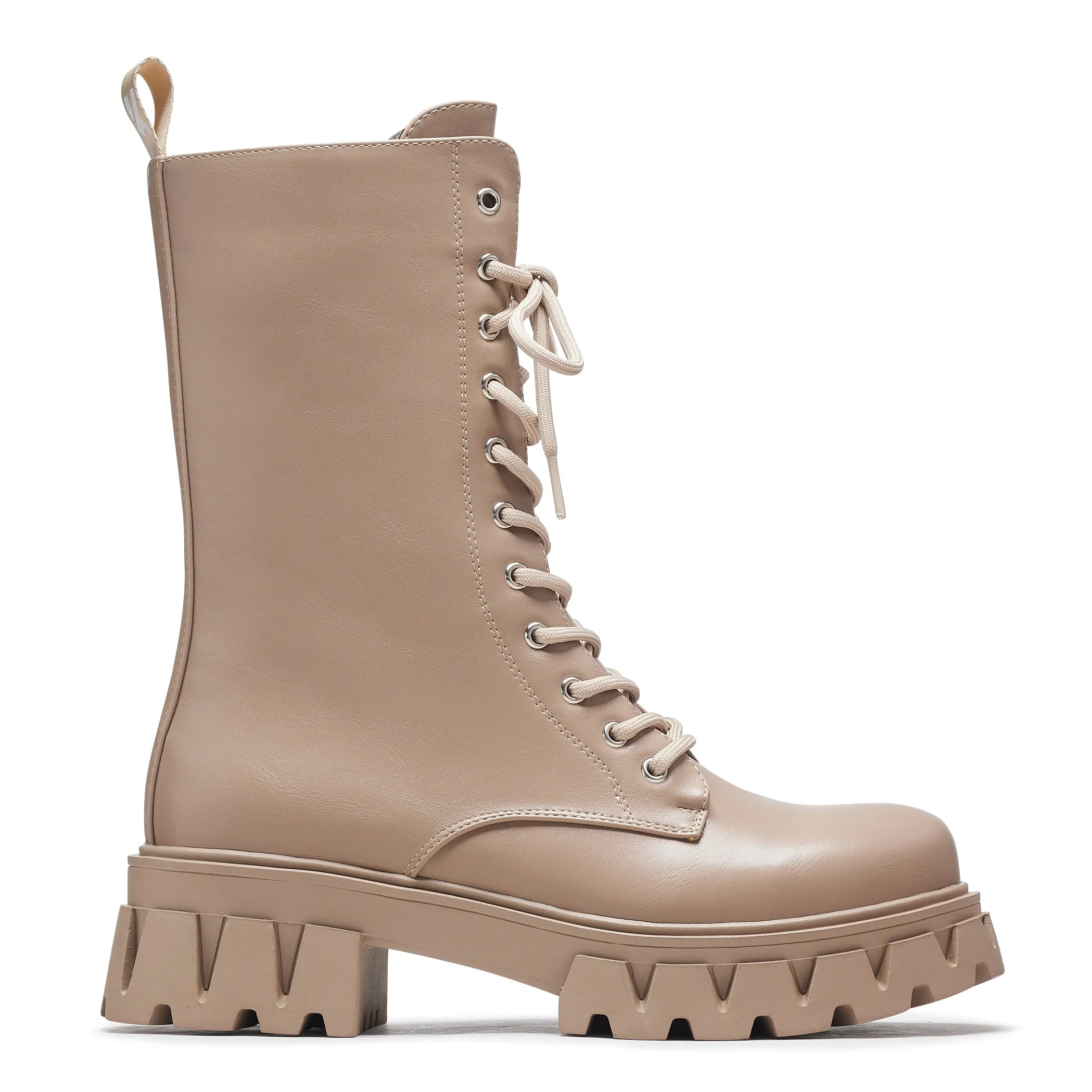 Siren Tall Lace Up Boots - Dust sold by Koi Footwear product image thumbnail 2