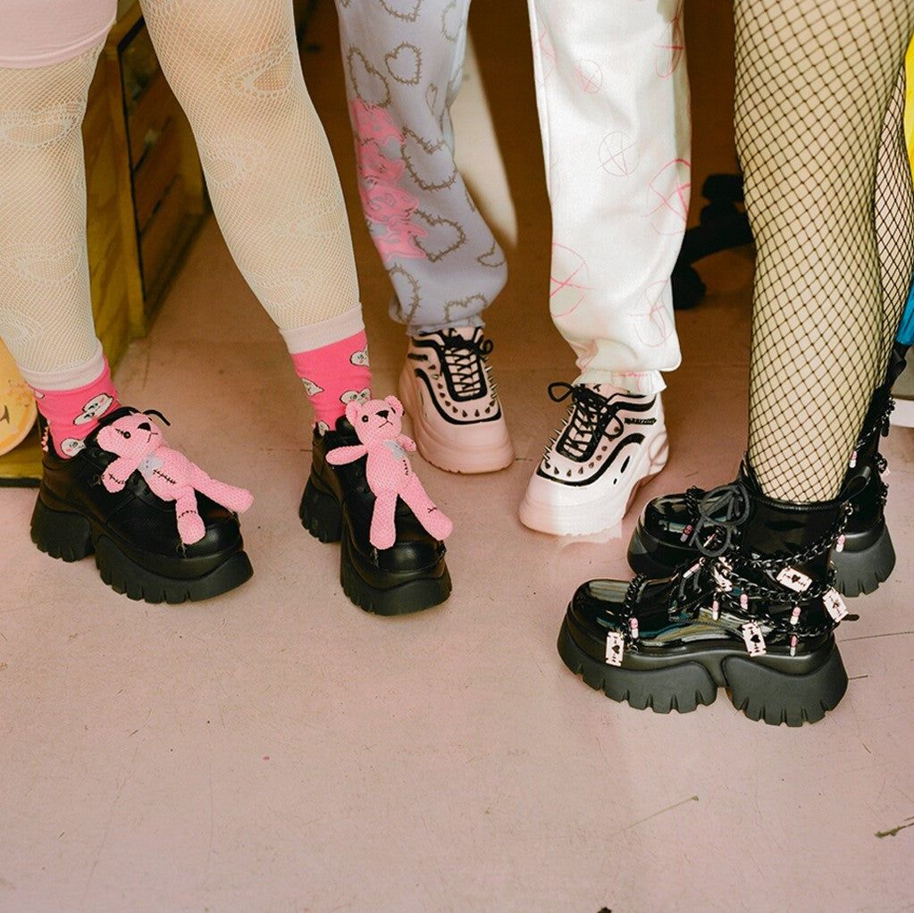 Yandoll Pink Yami Trainers sold by Koi Footwear product image thumbnail 5
