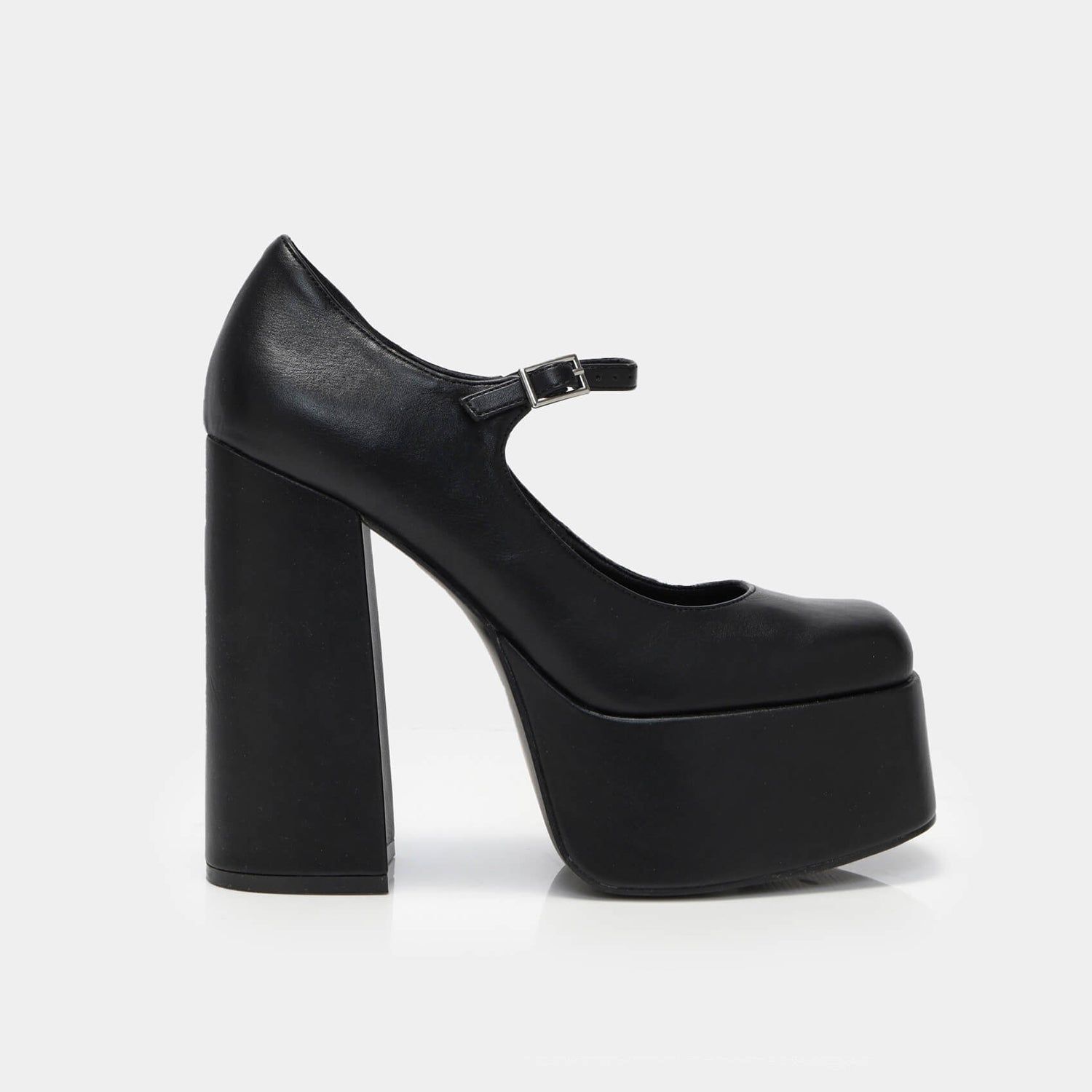 Darkbloom Black Platform Heels sold by Koi Footwear product image thumbnail 2