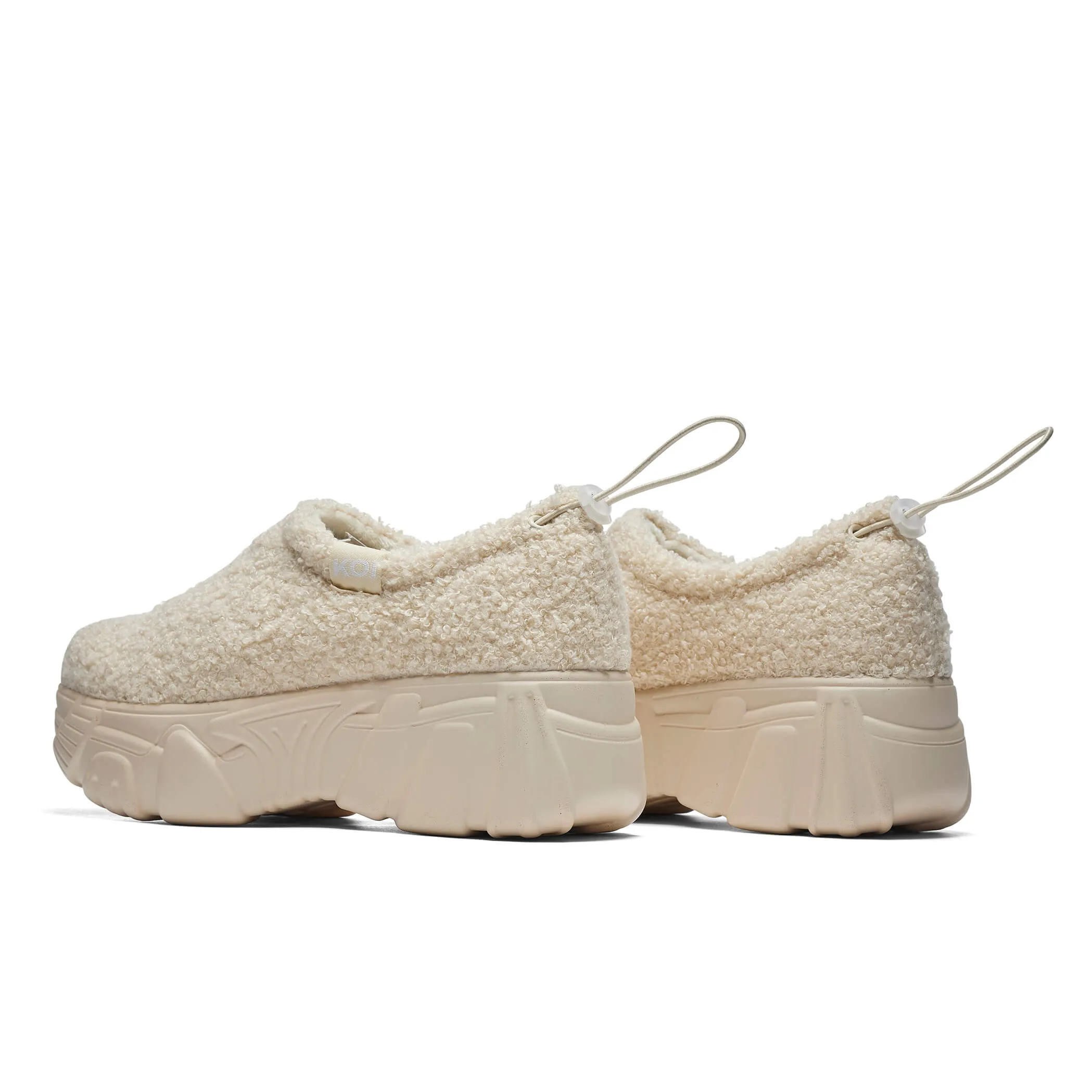 Flamma Microfibre Chunky Shoes - Cream sold by Koi Footwear product image thumbnail 4