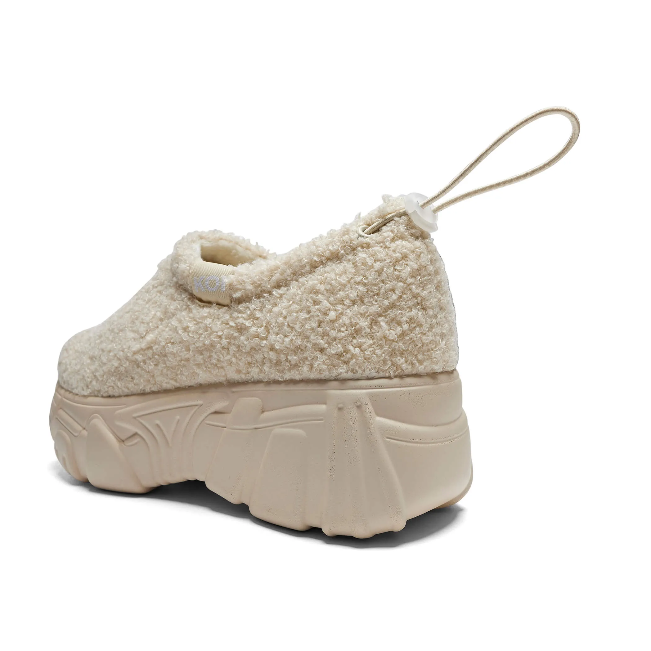 Flamma Microfibre Chunky Shoes - Cream sold by Koi Footwear product image thumbnail 5