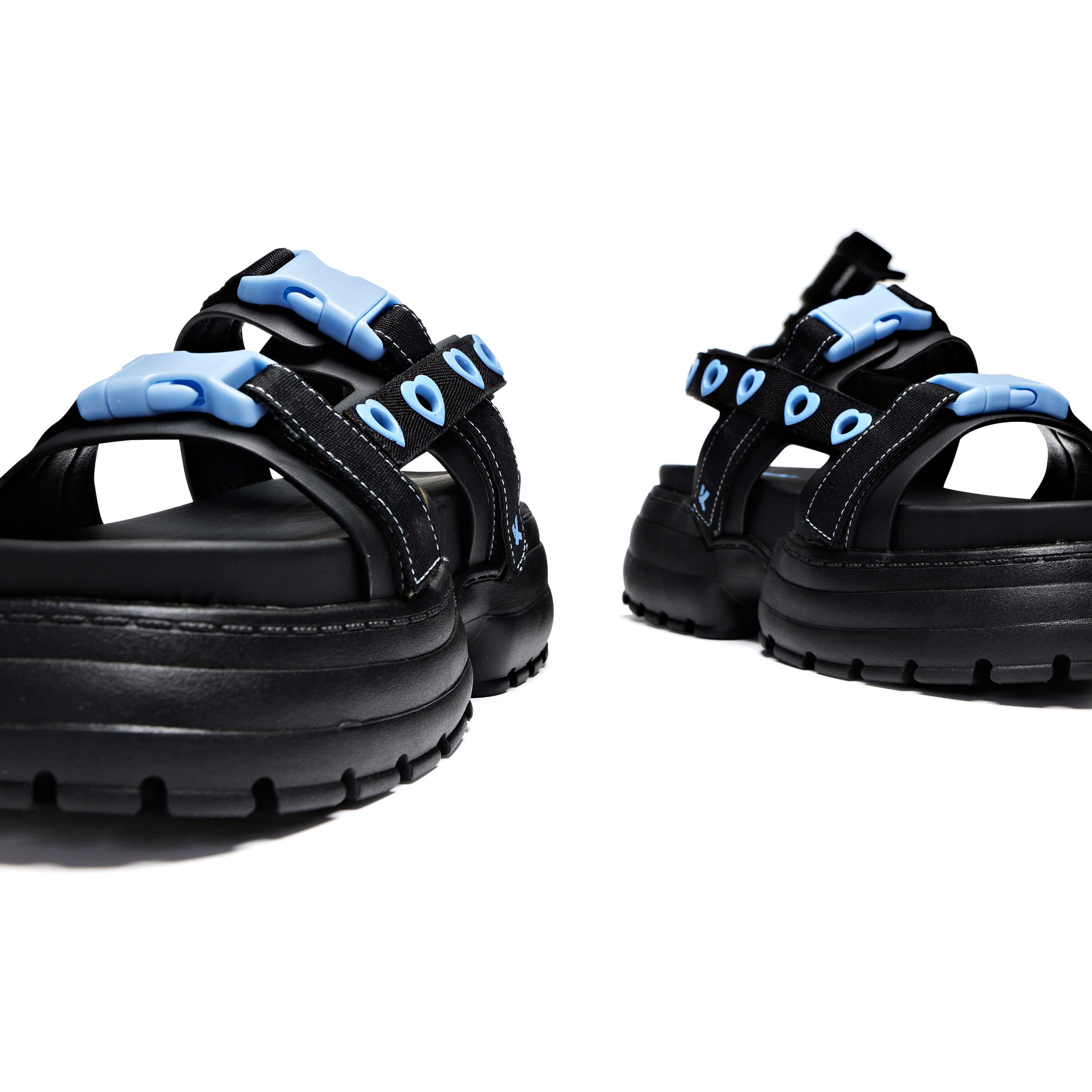 Fake Feelings Blue Chunky Sandals sold by Koi Footwear product image thumbnail 5
