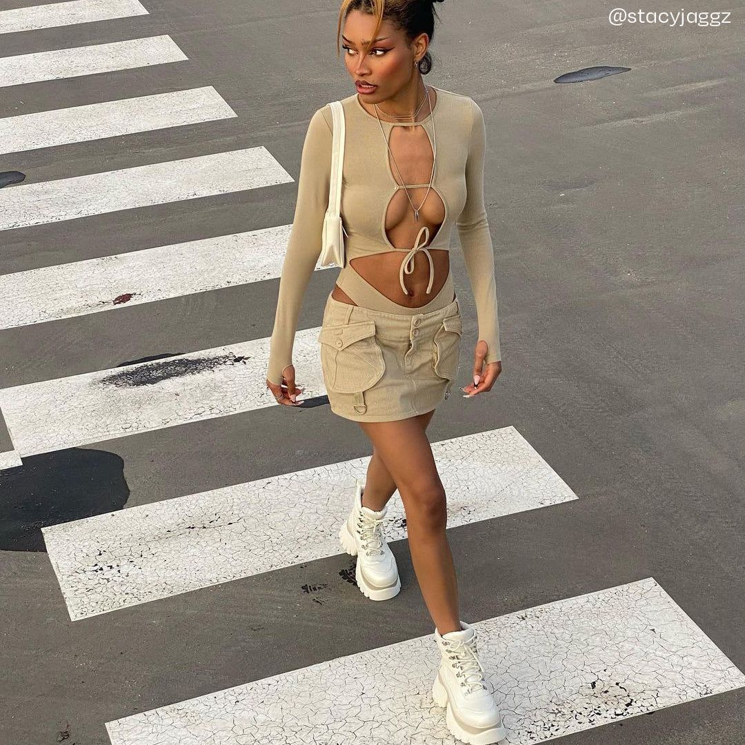 Gooey White Platform Boots sold by Koi Footwear product image thumbnail 3