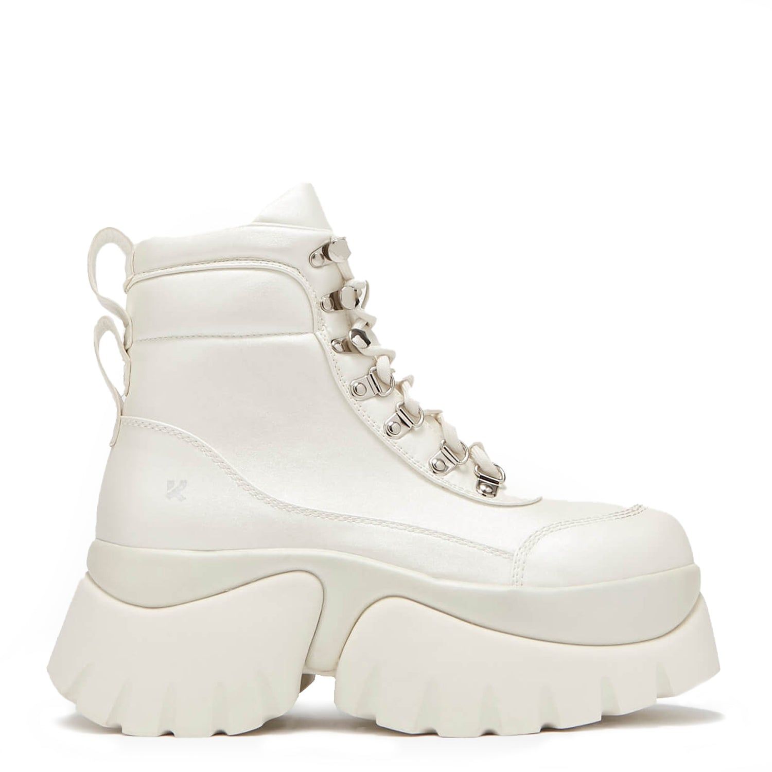 Gooey White Platform Boots sold by Koi Footwear