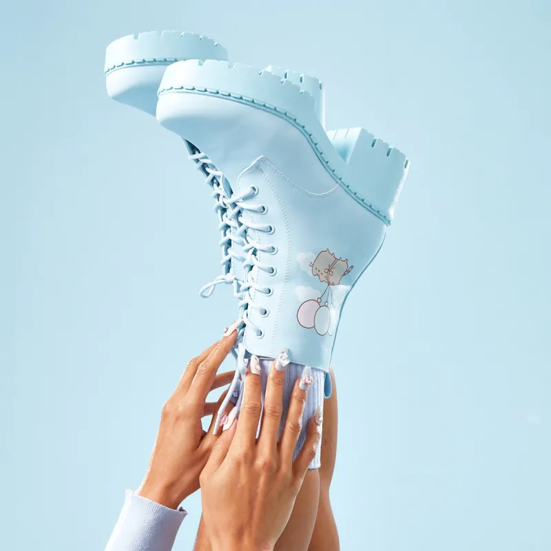 Flying Pusheen Sky Boots sold by Koi Footwear