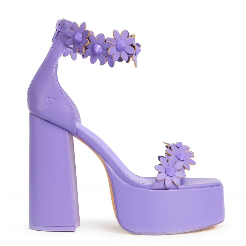 A Secret Lavender Arrangement Heels sold by Koi Footwear