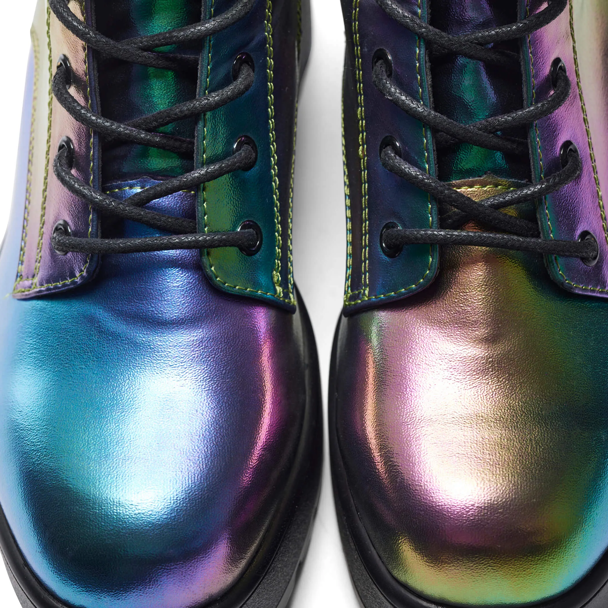 Bismuth Platform Military Boots - Rainbow sold by Koi Footwear product image thumbnail 5