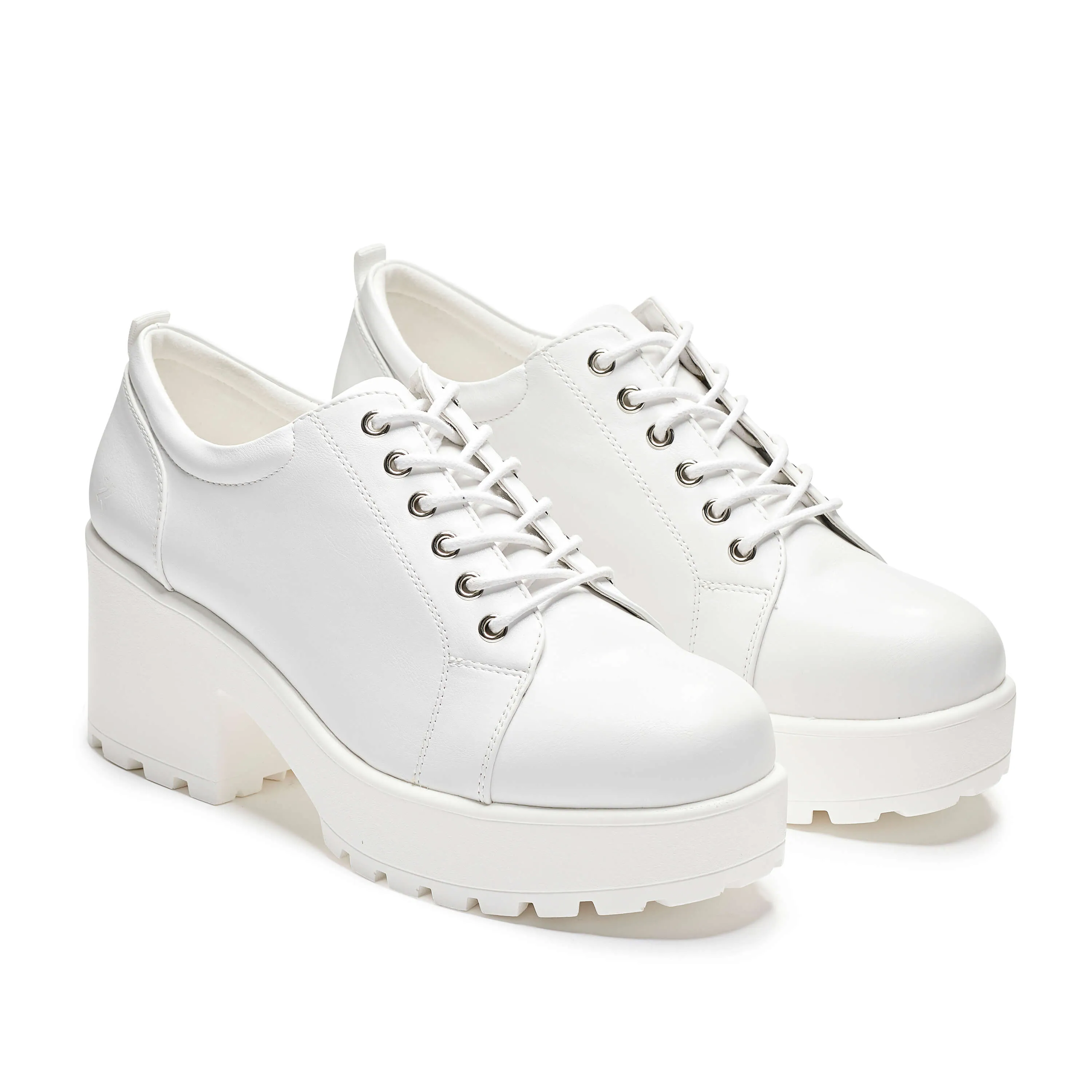 Rei Reloaded White Chunky Shoes sold by Koi Footwear product image thumbnail 3