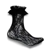 Heiress Black Lace Ruffle Socks sold by Koi Footwear
