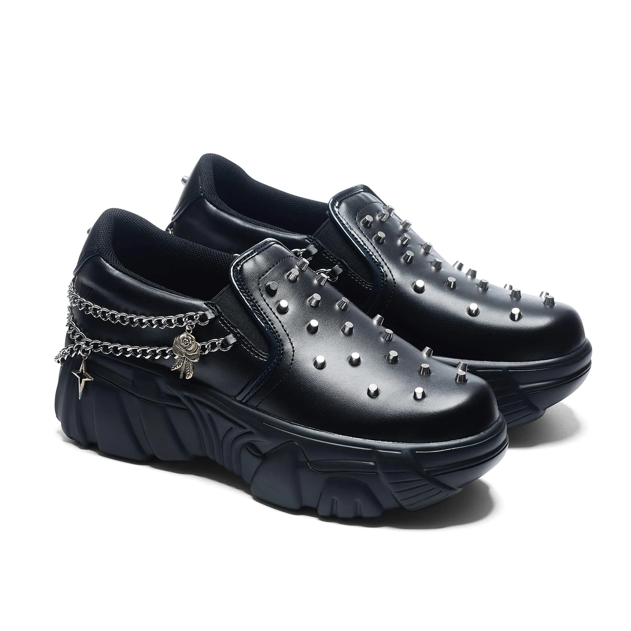 The Summoner Mystic Charm Chunky Slip Ons - Black sold by Koi Footwear product image thumbnail 3