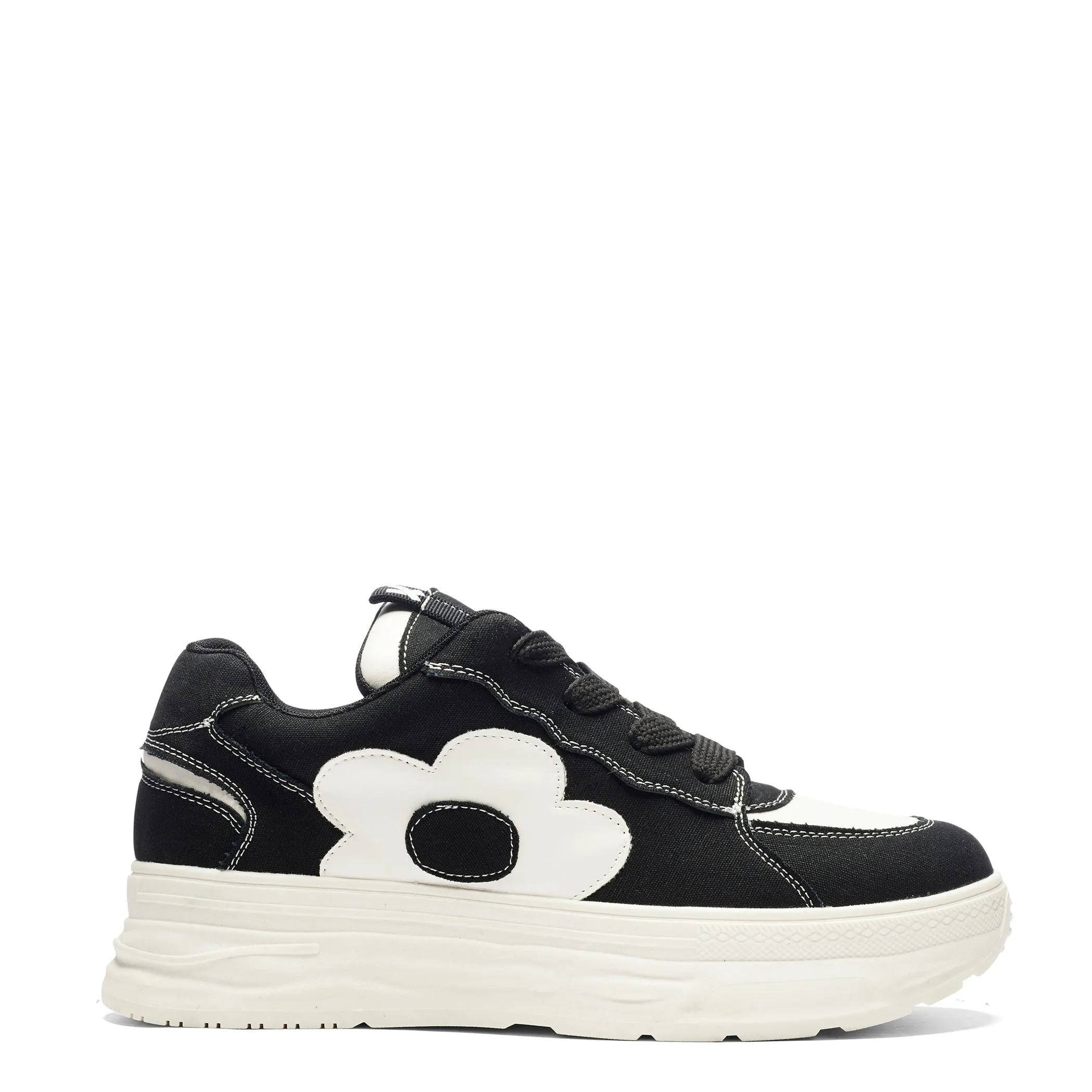 Petal Husk Chunky Trainers - Monochrome sold by Koi Footwear