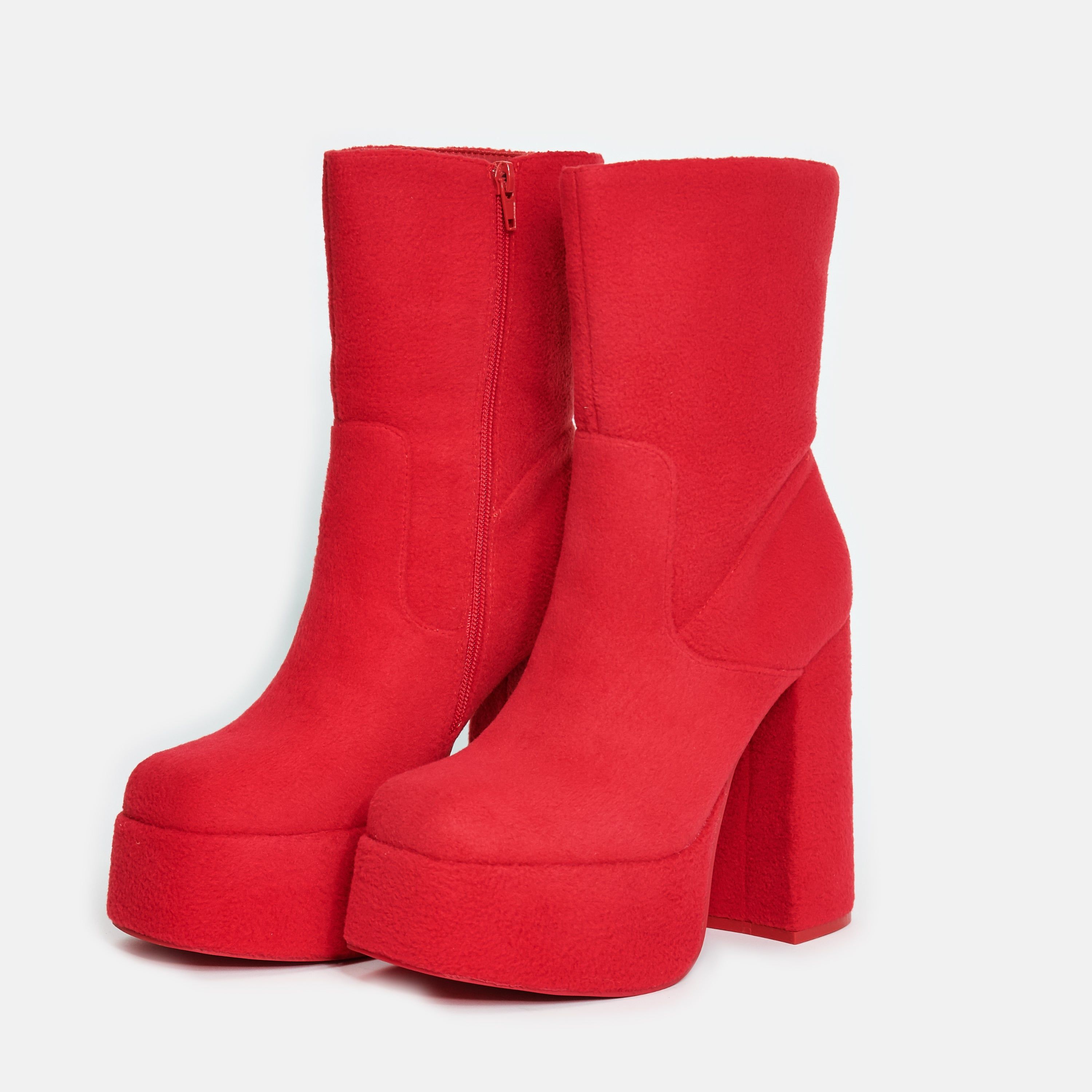 Po Fluffy Platform Boots sold by Koi Footwear product image thumbnail 4
