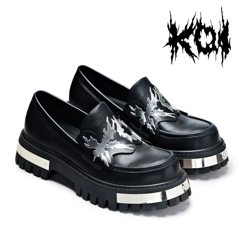 My Metal Loafers - Black sold by Koi Footwear