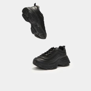 Lizzies V2 Black Extra Chunky Trainers sold by Koi Footwear