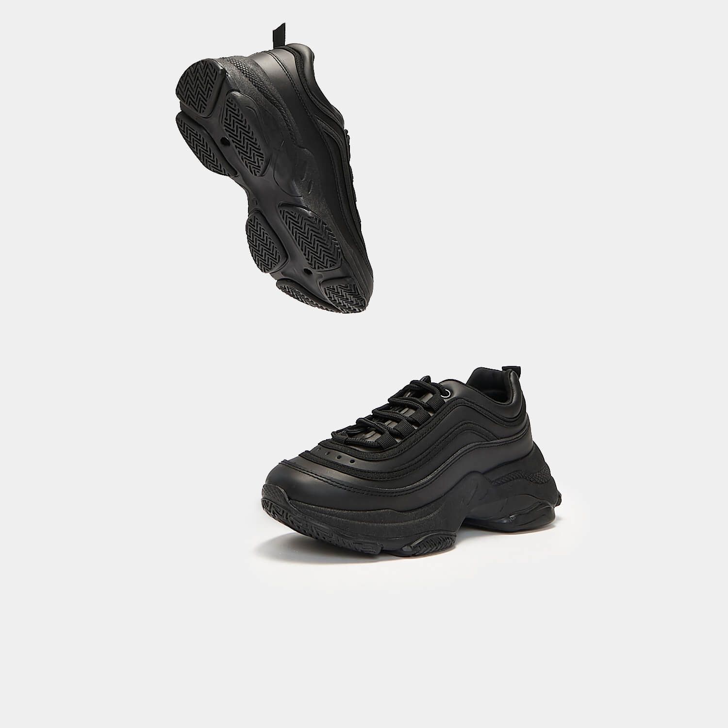 Lizzies V2 Black Extra Chunky Trainers sold by Koi Footwear product image thumbnail 4