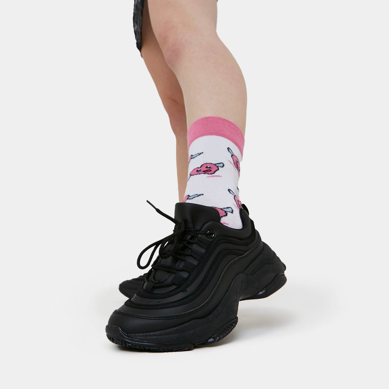 Lizzies V2 Black Extra Chunky Trainers sold by Koi Footwear product image thumbnail 3