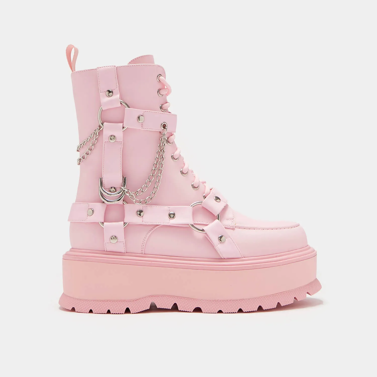 Yami Pastel Pink Platform Boots sold by Koi Footwear product image thumbnail 2