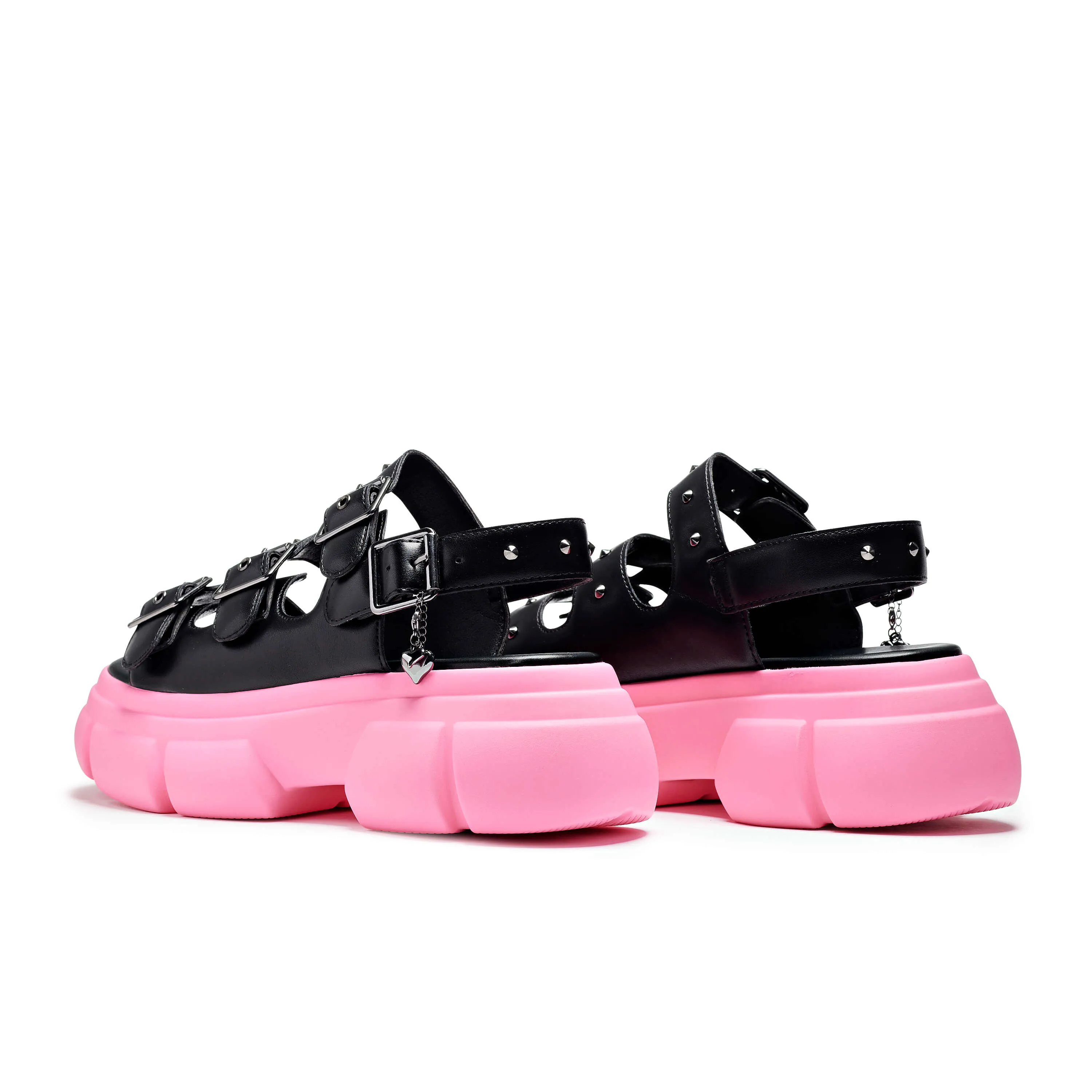 Sticky Secrets Chunky Pink Sandals sold by Koi Footwear product image thumbnail 4