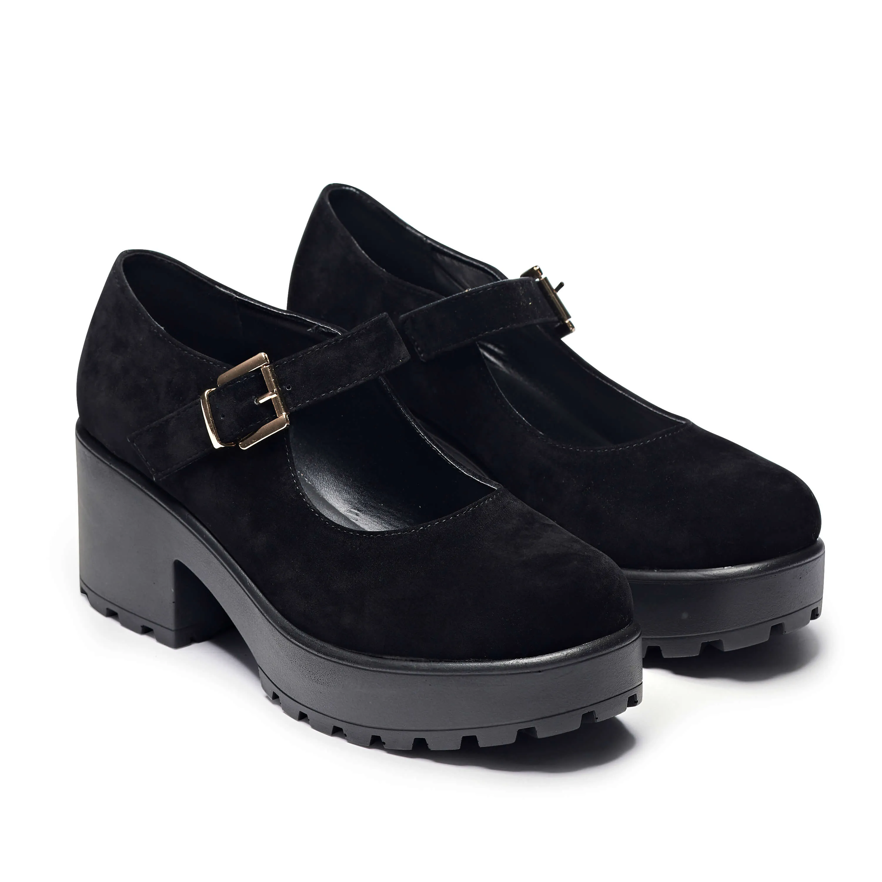 TIRA Black Mary Jane Shoes 'Suede Edition' sold by Koi Footwear product image thumbnail 4