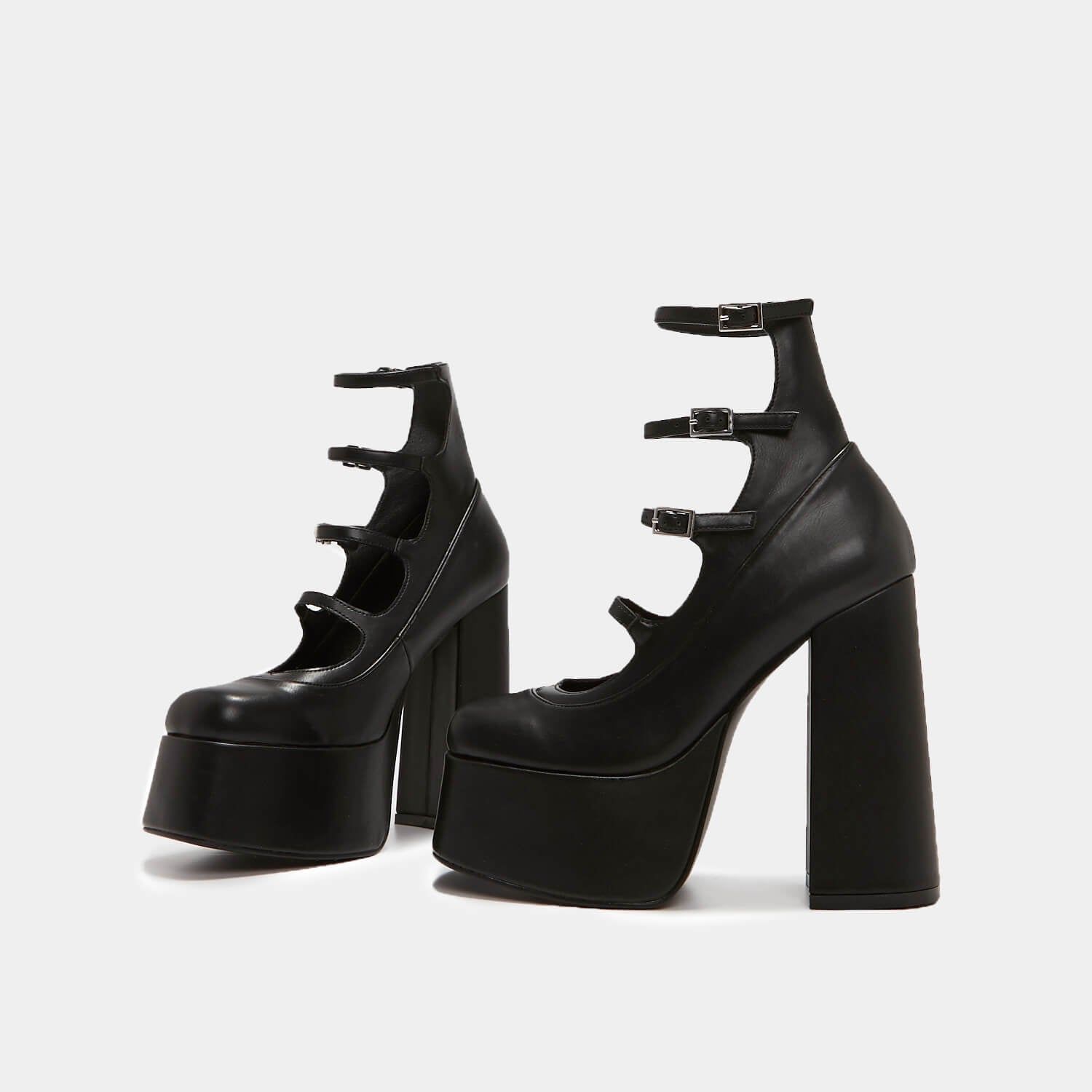 Gurren Strappy Platform Heels sold by Koi Footwear product image thumbnail 4