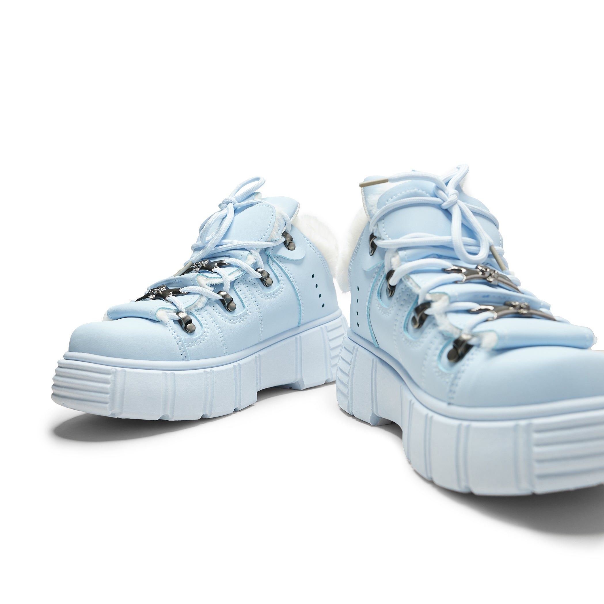 Glacial Bites Fluffy Baby Blue Trainers sold by Koi Footwear product image thumbnail 4