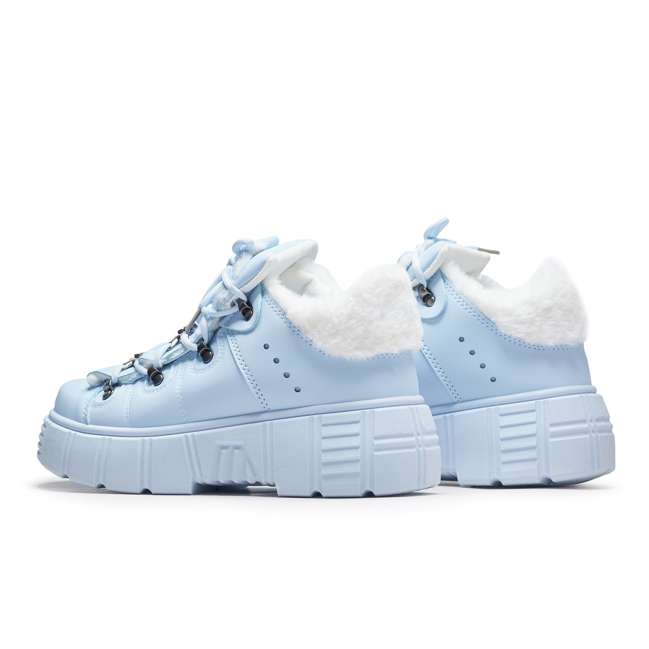 Glacial Bites Fluffy Baby Blue Trainers sold by Koi Footwear product image thumbnail 5