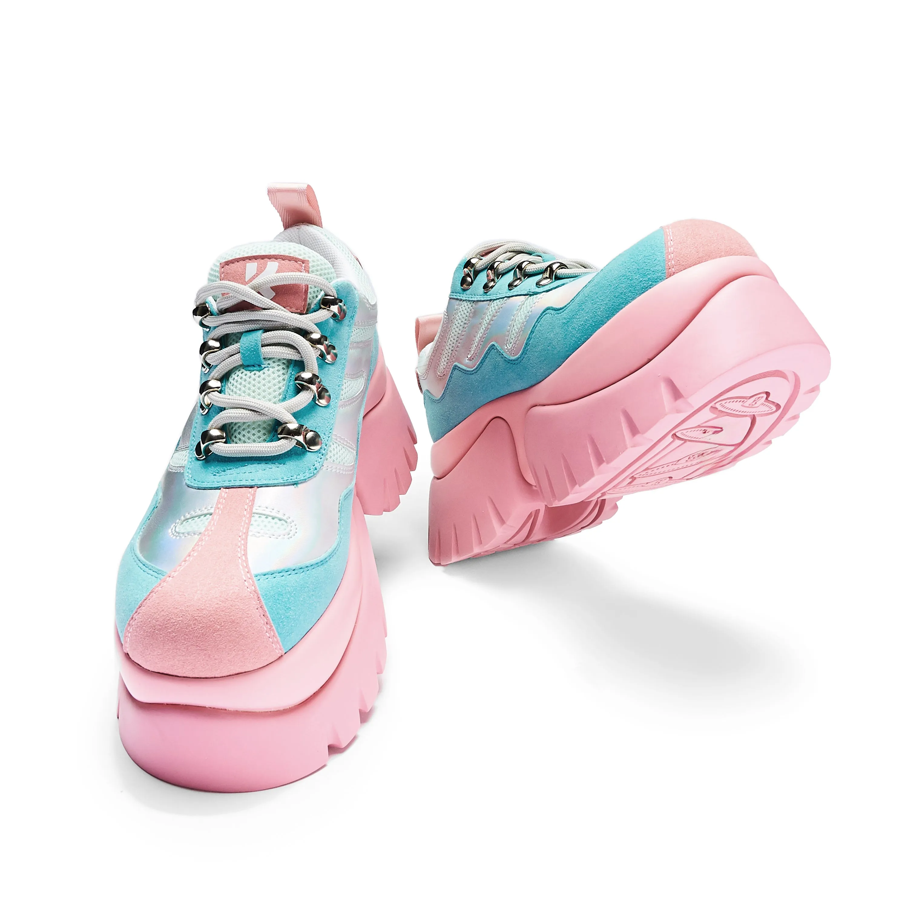 Infinity Zone Chunky Trainers - Pink sold by Koi Footwear product image thumbnail 4