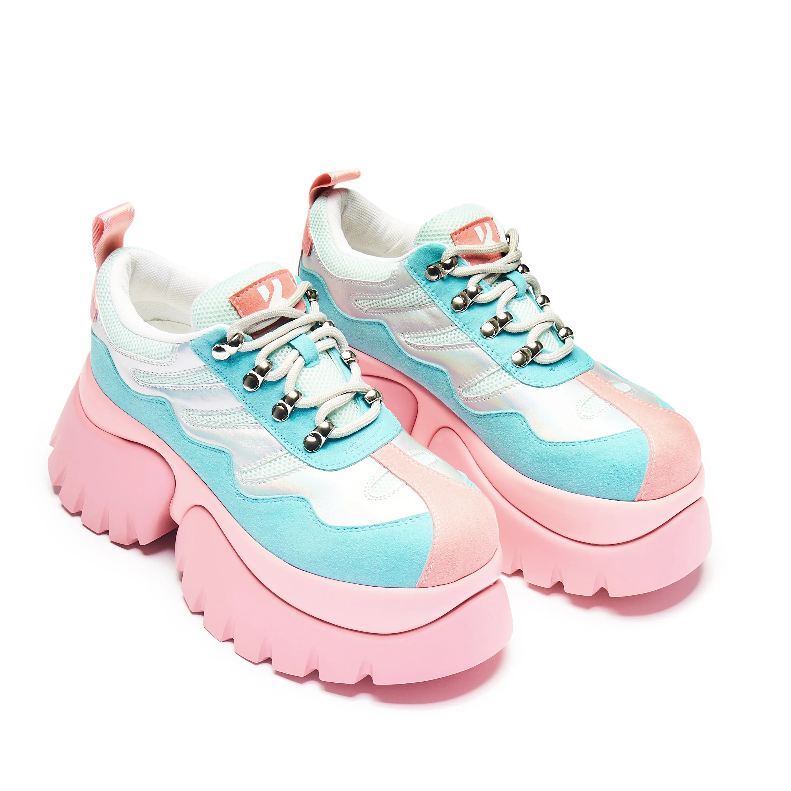 Infinity Zone Chunky Trainers - Pink sold by Koi Footwear product image thumbnail 3